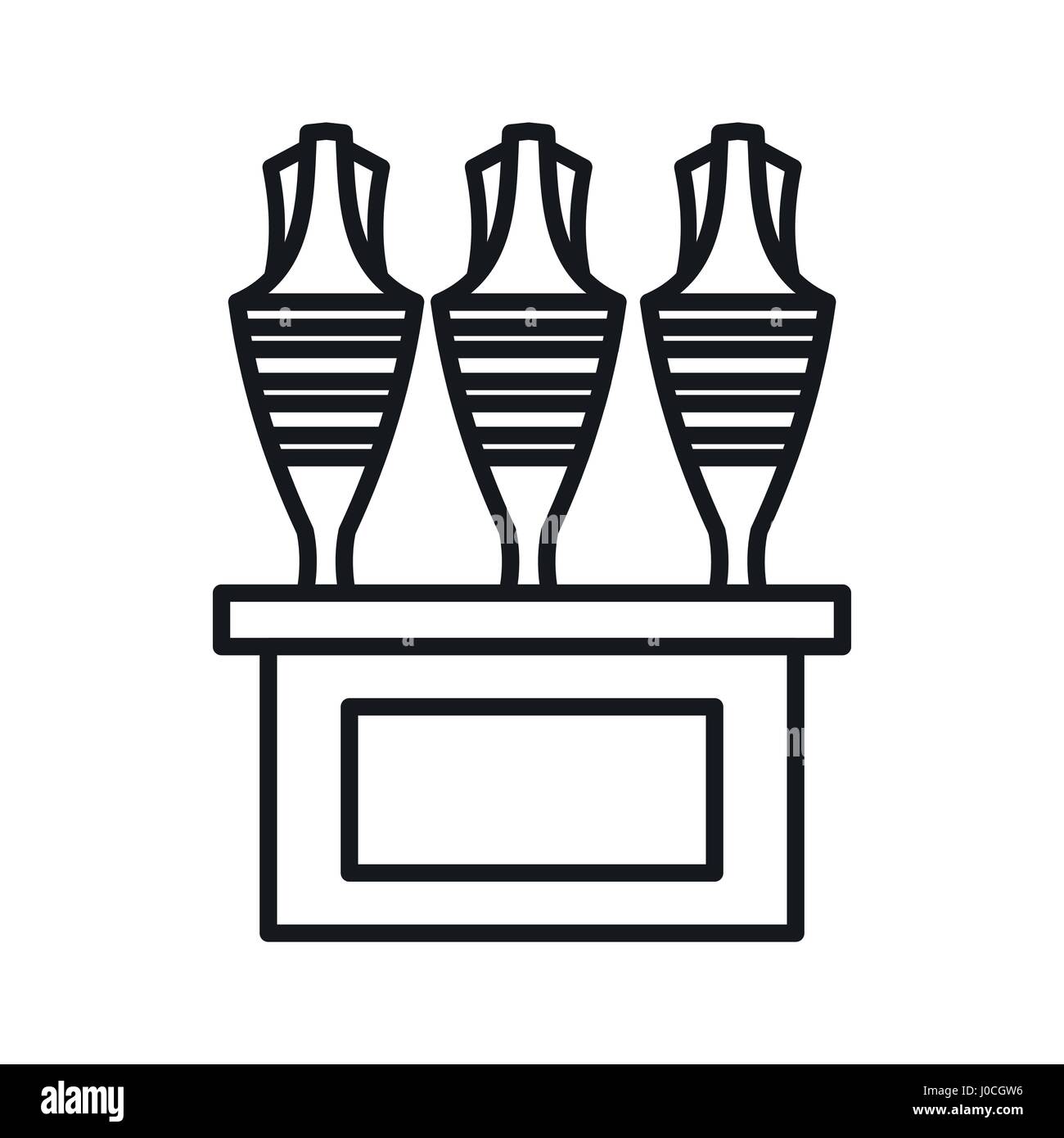 Egyptian vases icon, outline style Stock Vector Image & Art - Alamy