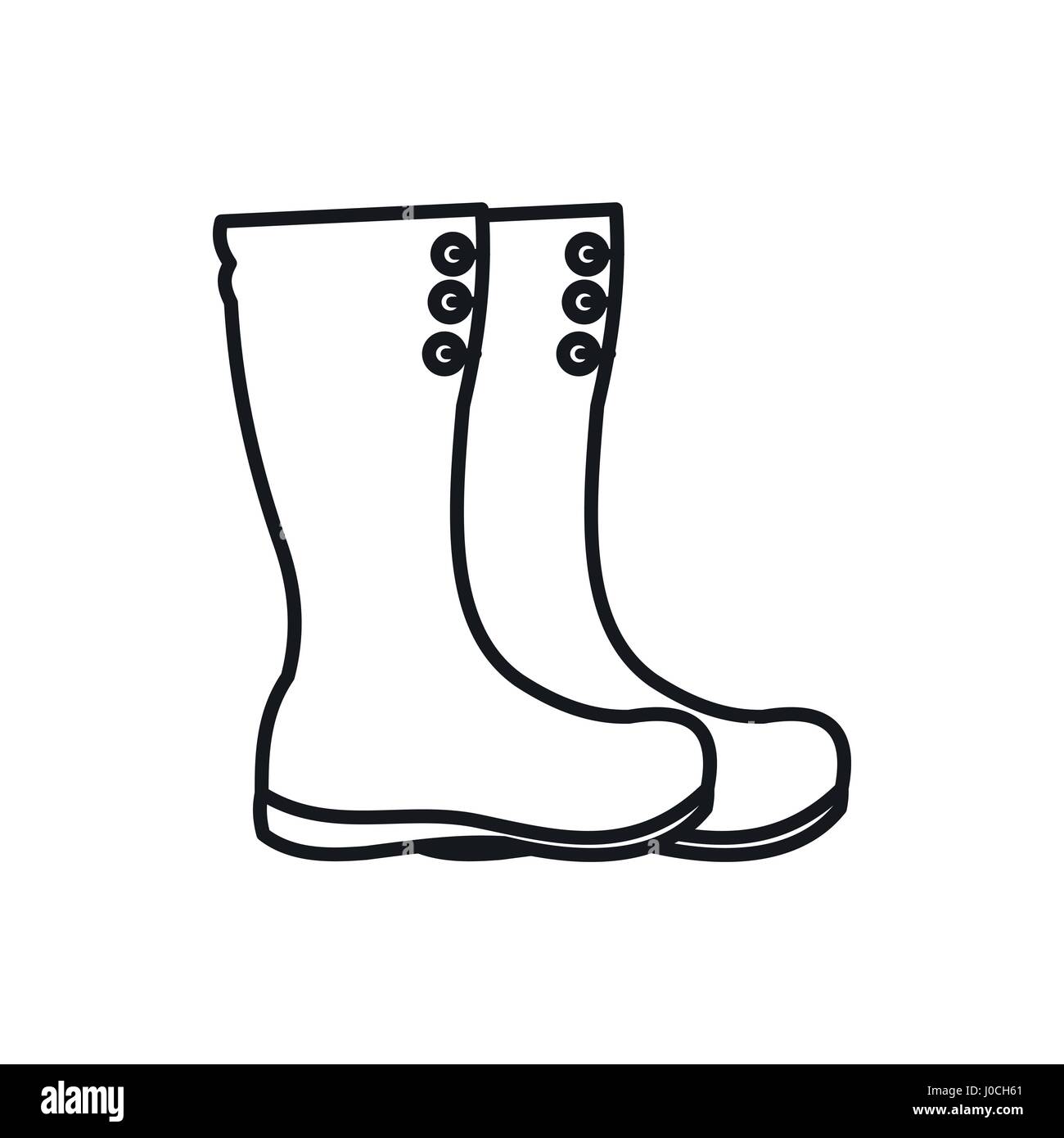 White hunting shop boots