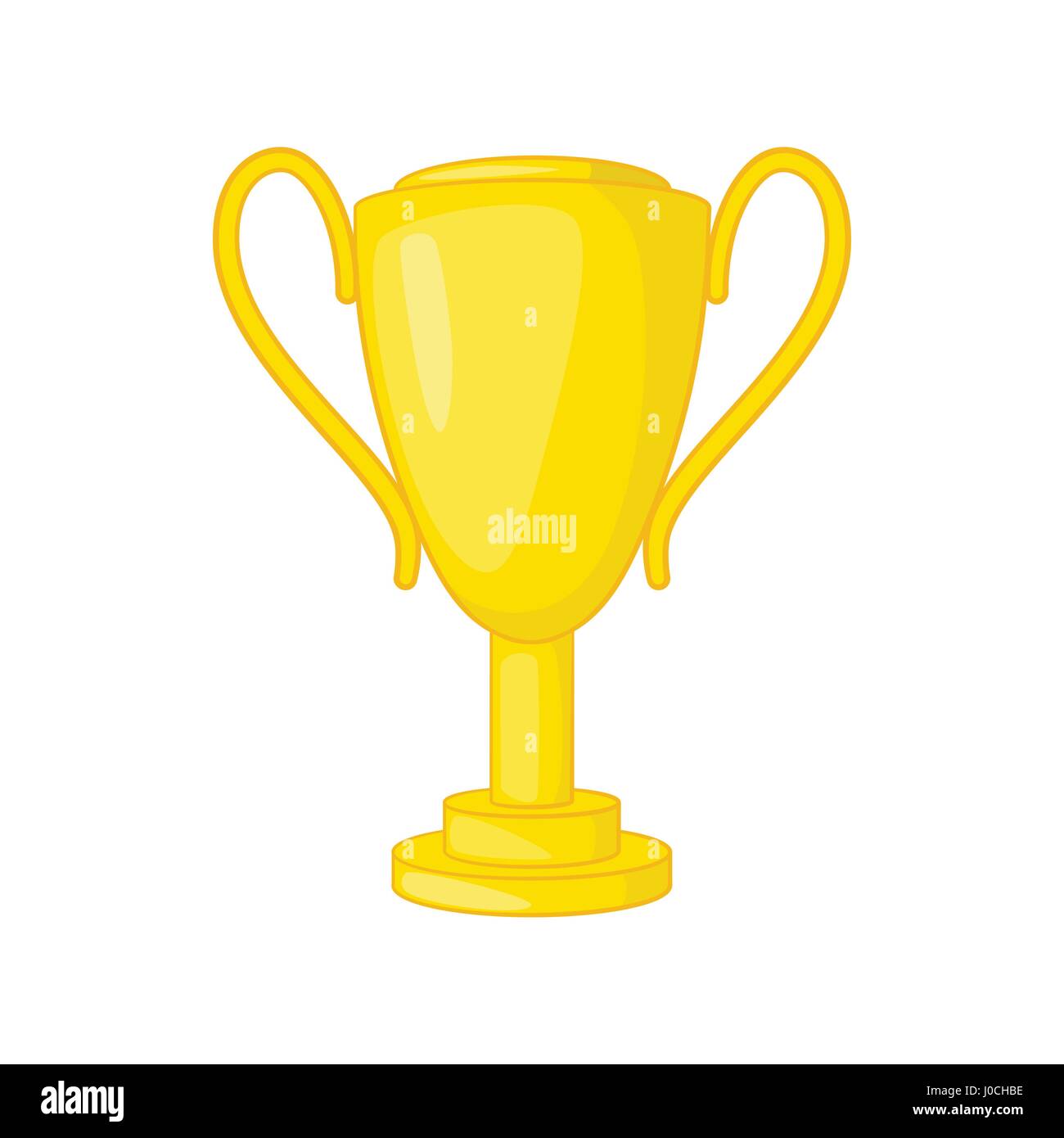 Golden trophy cup icon, cartoon style Stock Vector Image & Art - Alamy