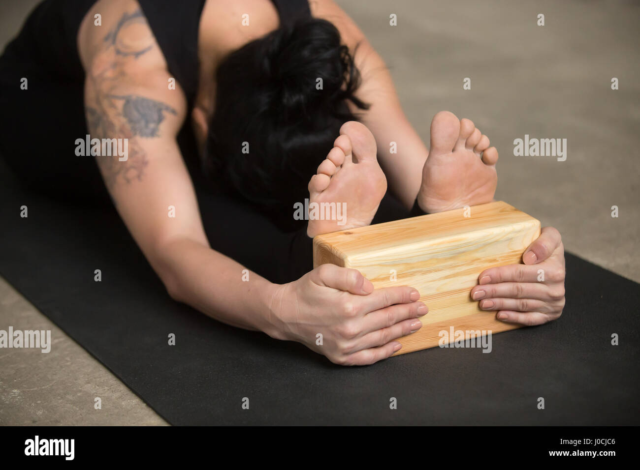 Paschimottanasana With Blocks Paschimottanasana With Blocks