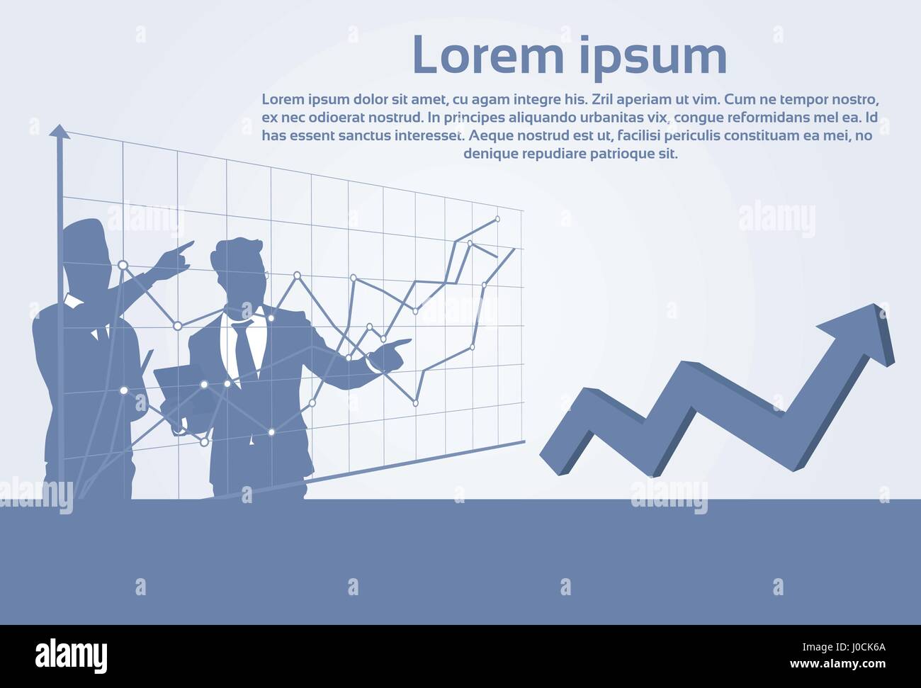 Business People Group Finance Graph Financial Success Concept Stock ...