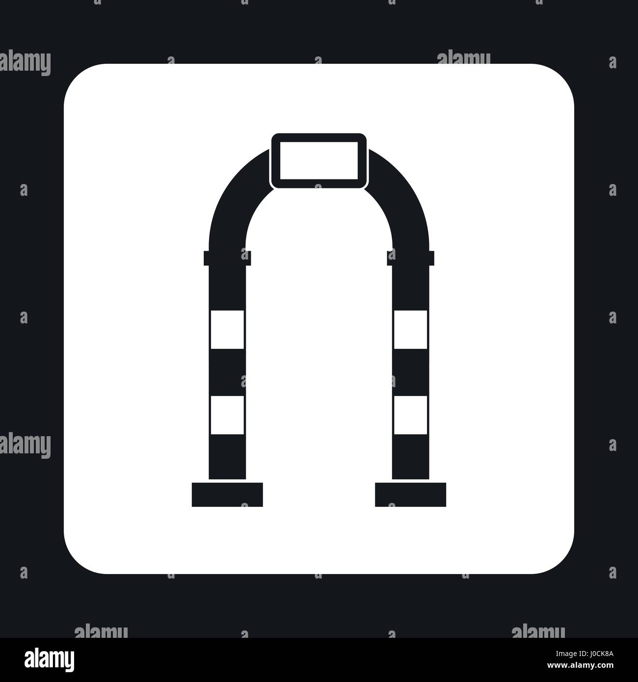 Modern arch icon, simple style Stock Vector Image & Art - Alamy