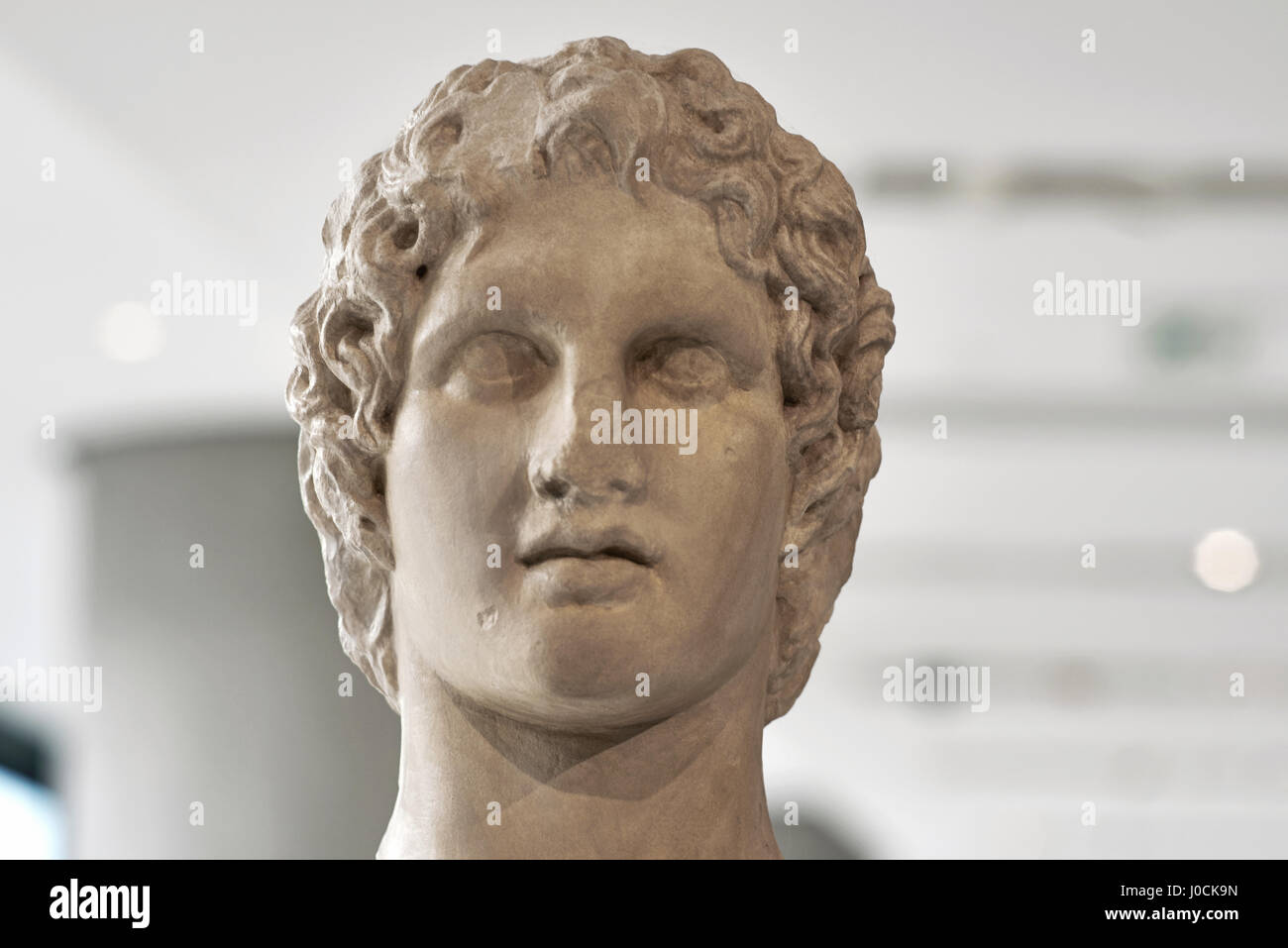 Portrait statue of Alexander the great Stock Photo Alamy