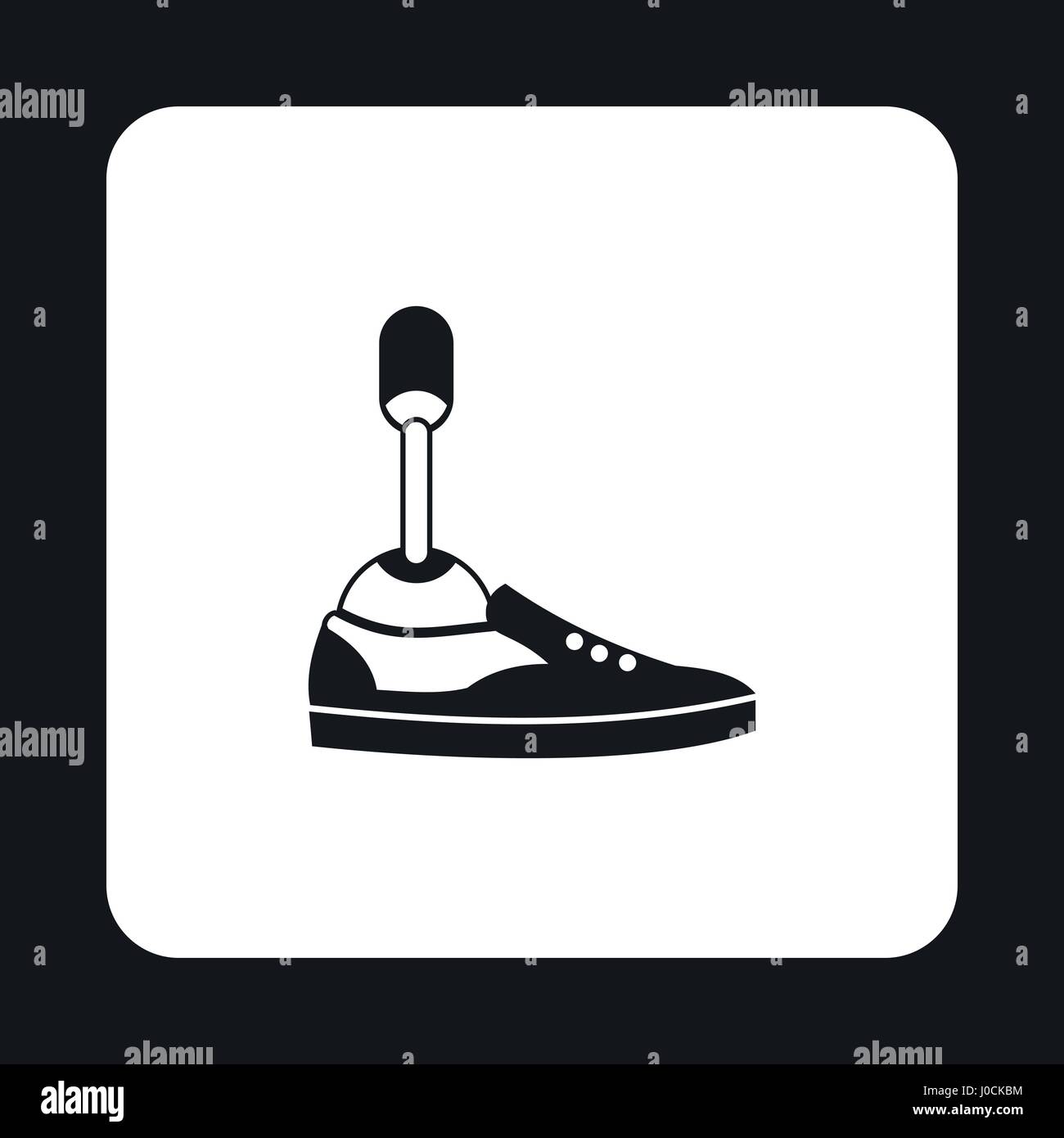 Prosthetic leg icon, simple style Stock Vector Image & Art - Alamy