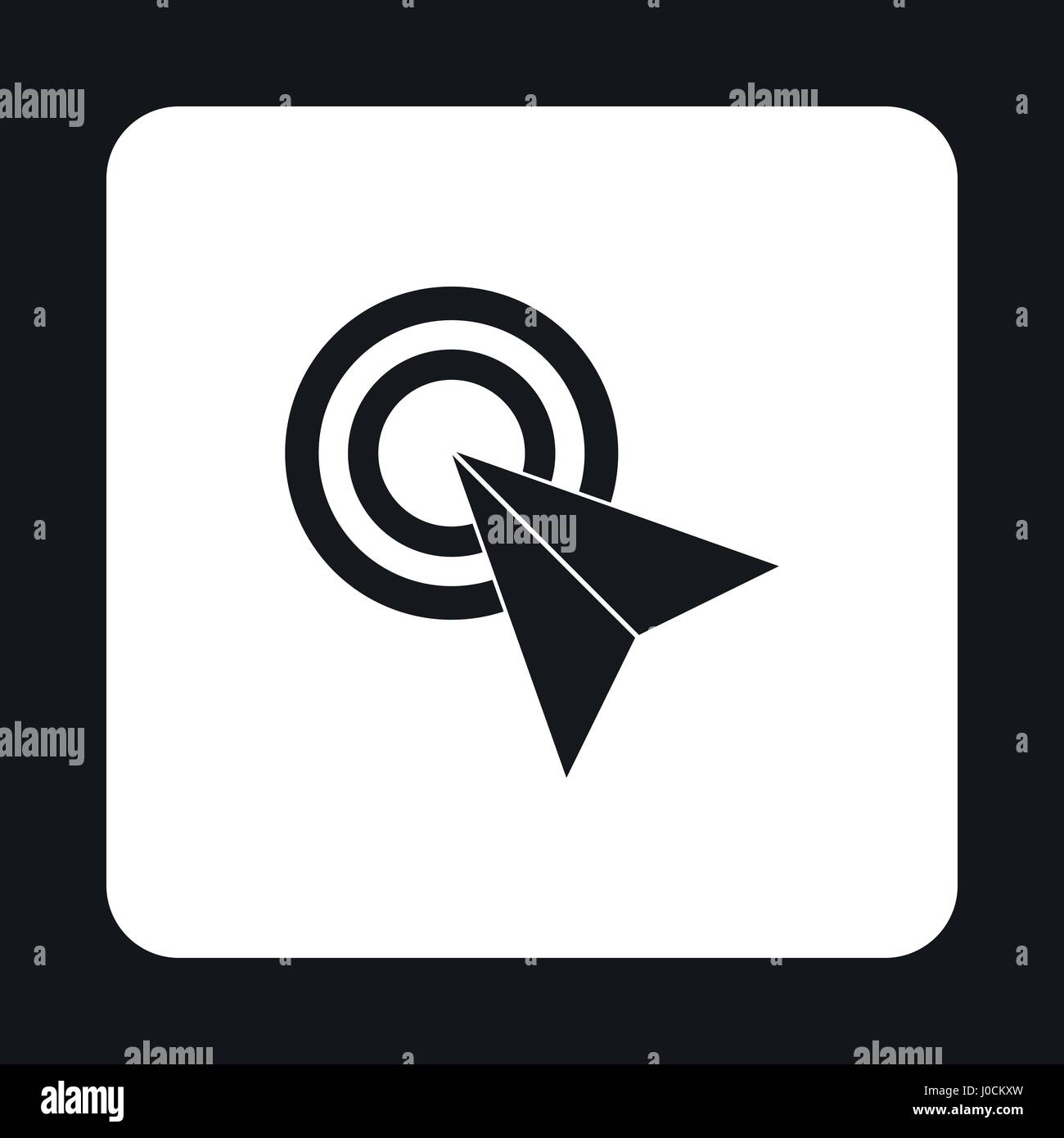 Arrow cursor icon, simple style Stock Vector Image & Art - Alamy