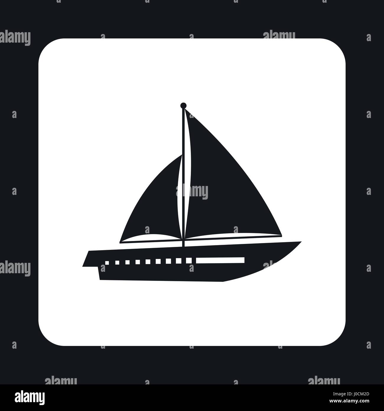 Big ship icon, simple style Stock Vector Image & Art - Alamy