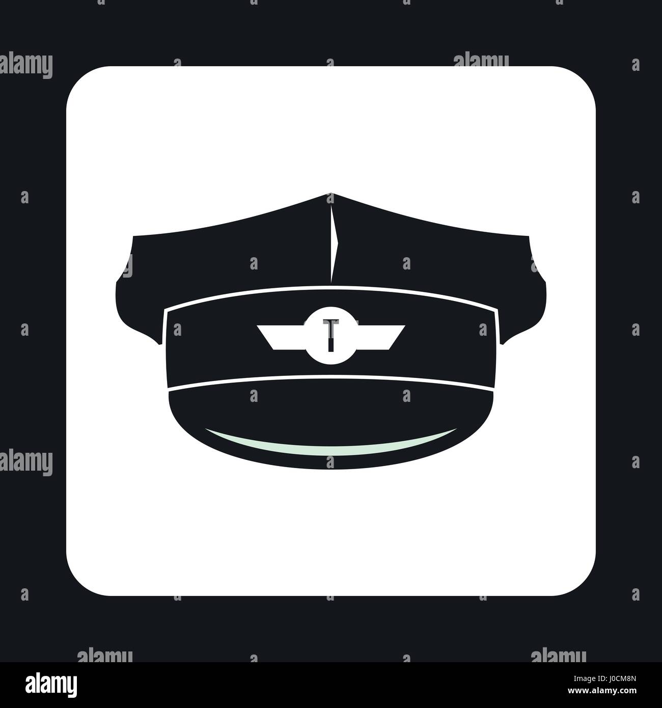 Cap taxi driver icon, simple style Stock Vector Image & Art - Alamy