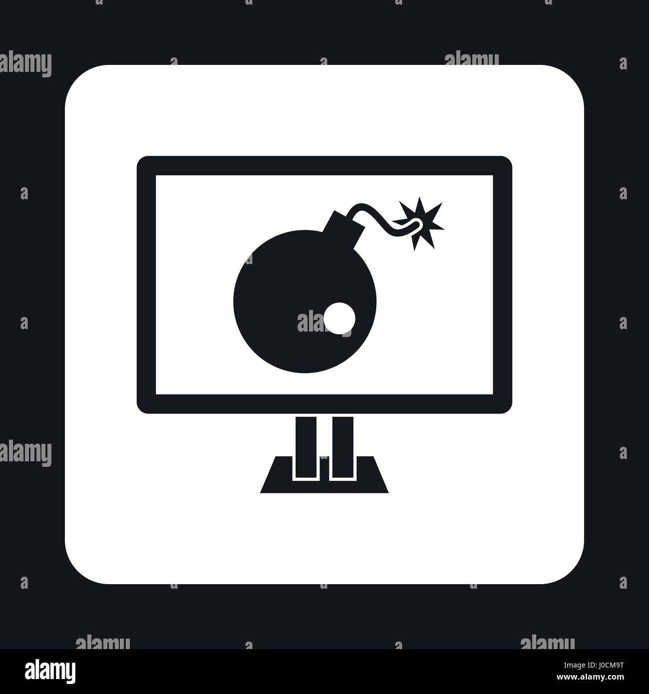 Computer hacking icon, simple style Stock Vector Image & Art - Alamy