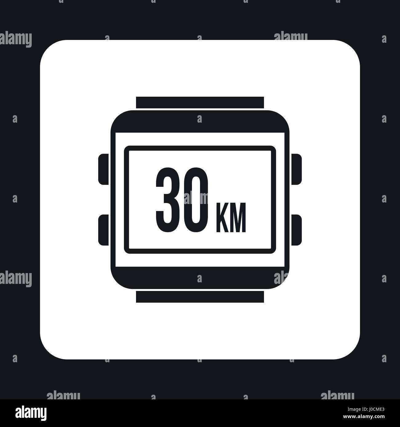 Speedometer for bike icon, simple style Stock Vector Image & Art Alamy