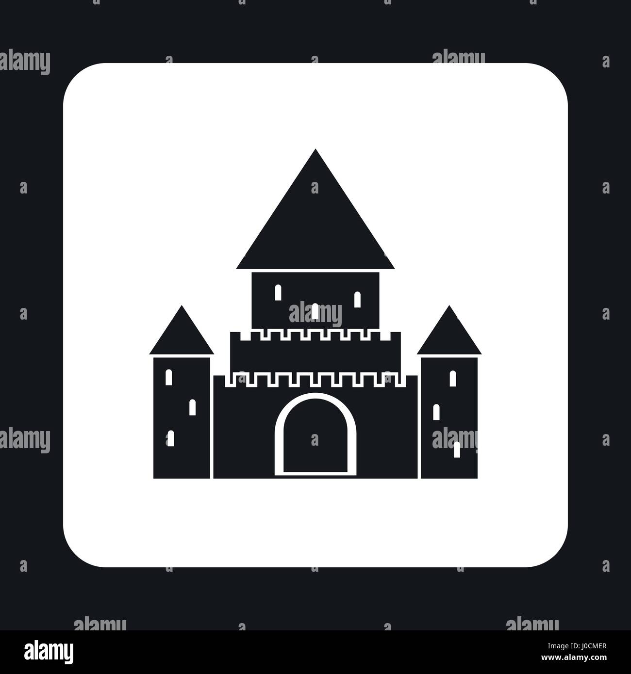 Ancient palace icon, simple style Stock Vector Image & Art - Alamy
