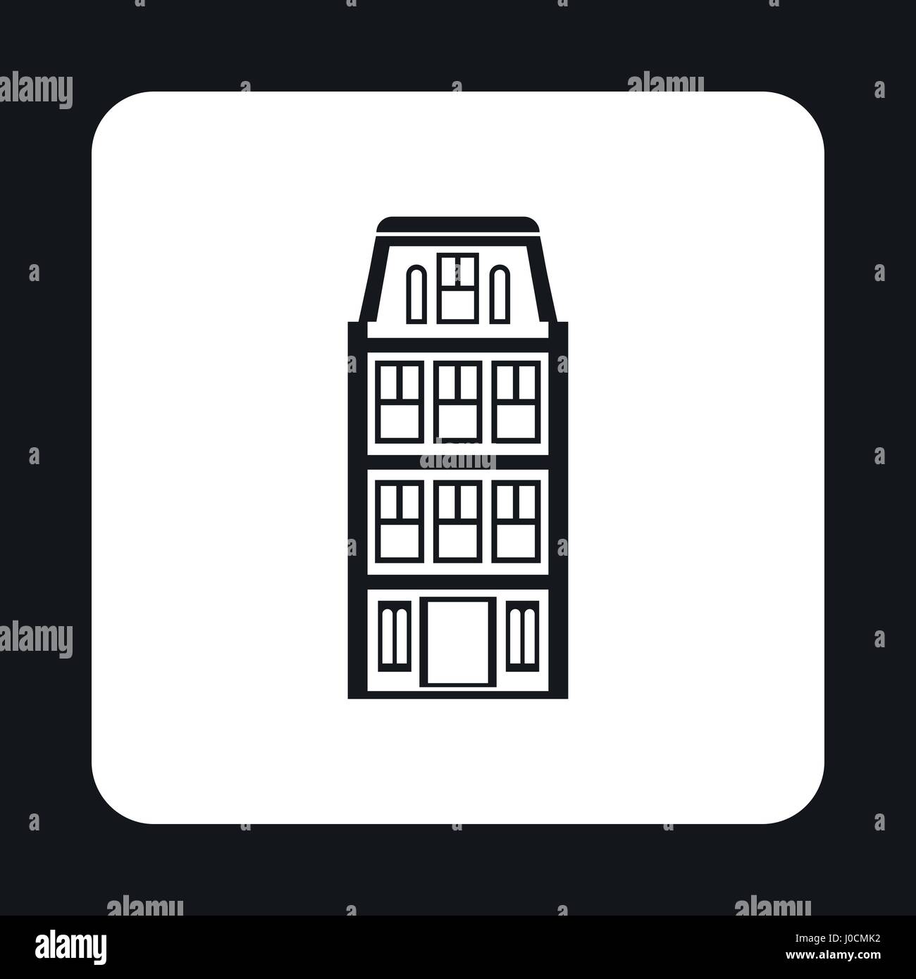 House icon in simple style Stock Vector Image & Art - Alamy