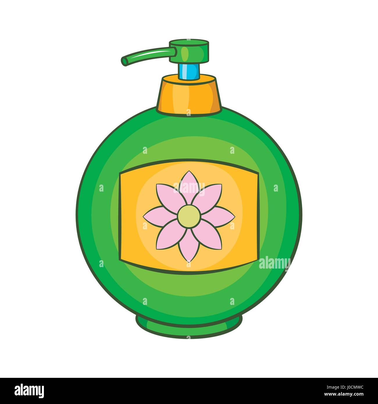 Green plastic bottle of liquid soap icon Stock Vector Image & Art - Alamy