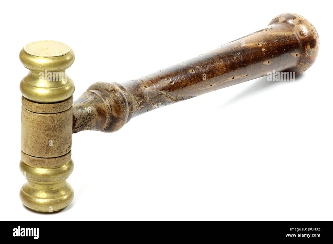 vintage gavel isolated on white background Stock Photo Alamy