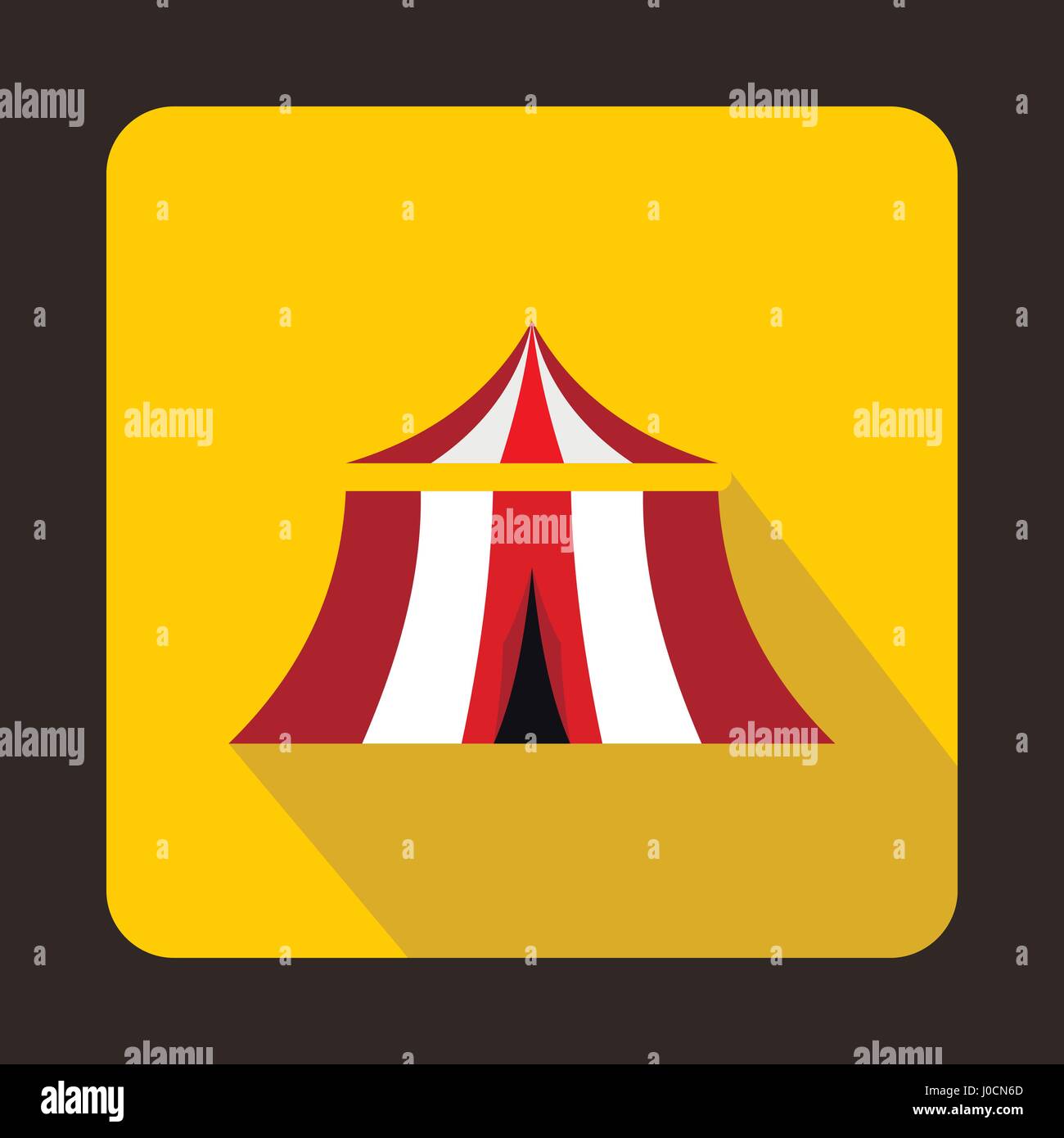 Circus tent icon, flat style Stock Vector Image & Art - Alamy