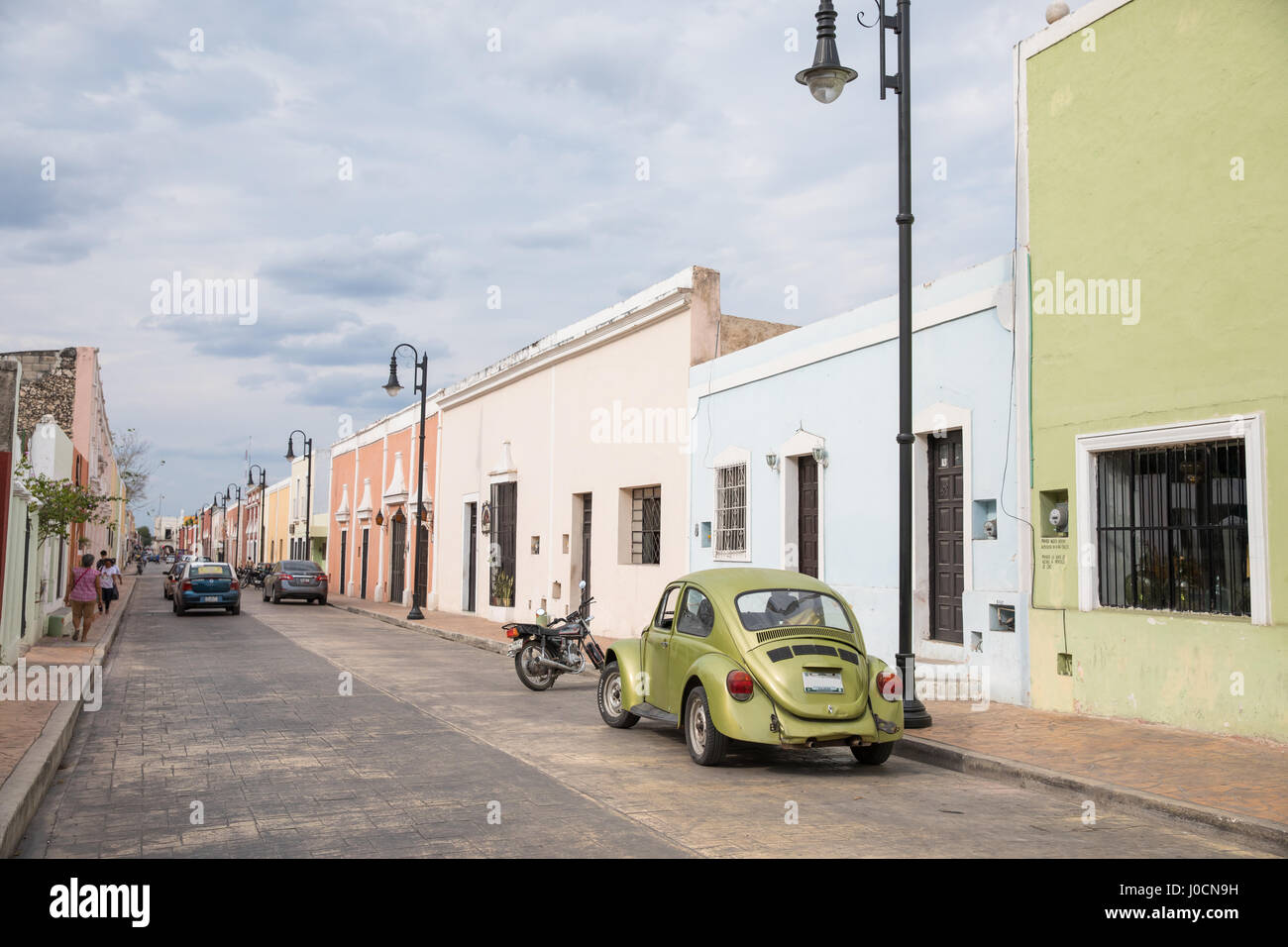 Valladolid, Mexico Mar 14, 2017 Traditional view of Valladolid old
