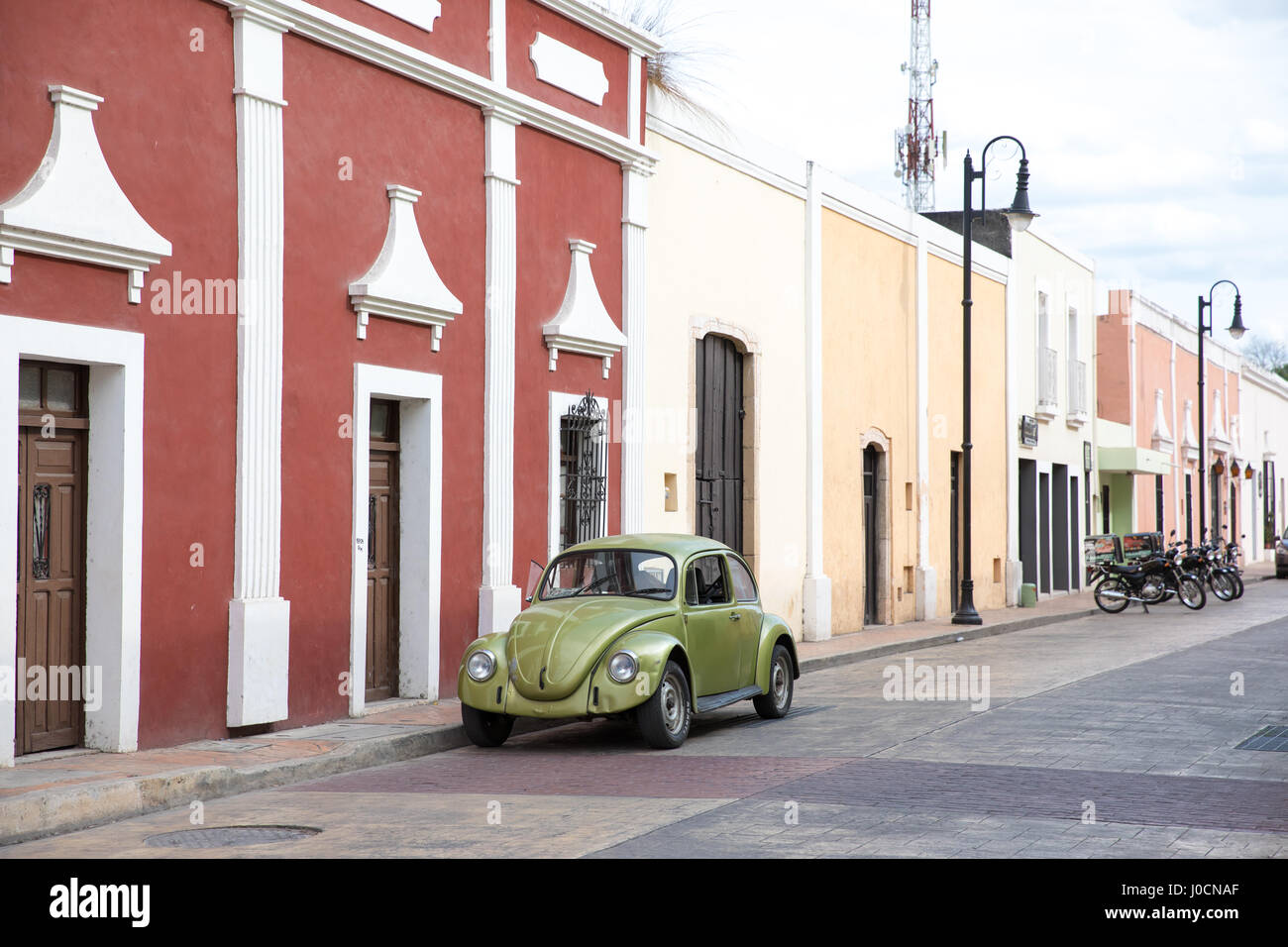 Valladolid, Mexico Mar 14, 2017 Traditional view of Valladolid old