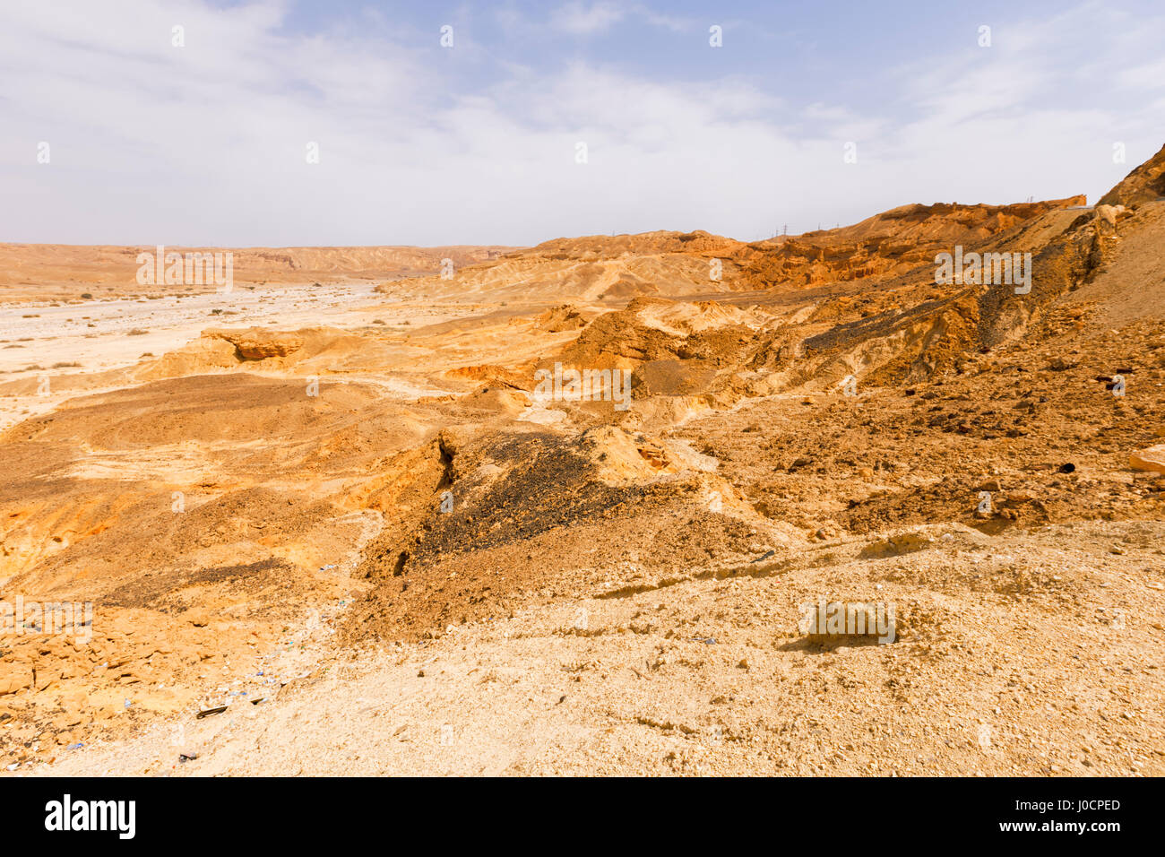 Negve Desert landscapes in Israeli Negev Desert Stock Photo - Alamy