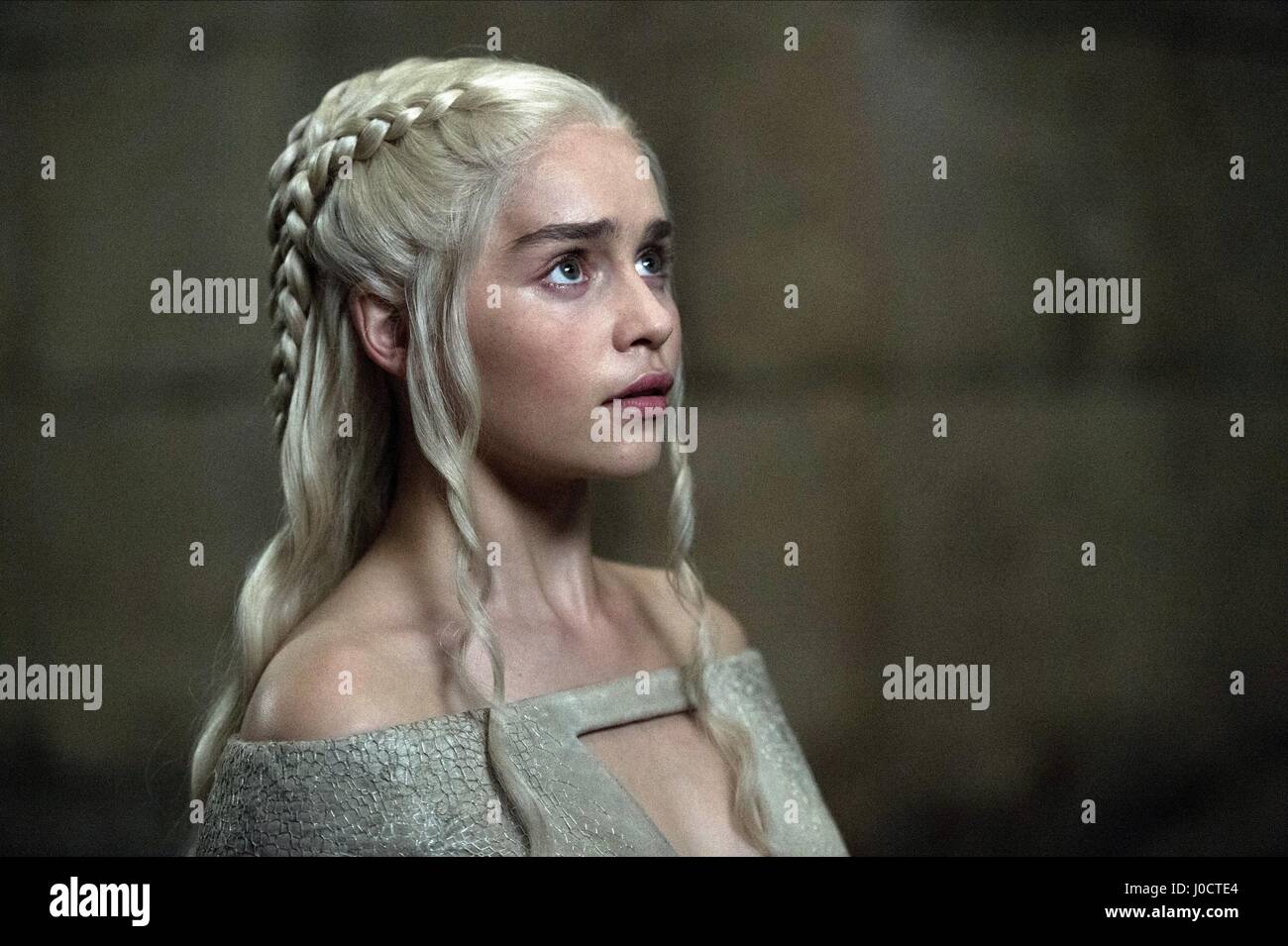 Emilia Clarke Game Of Thrones Season 5 2015 Stock Photo Alamy