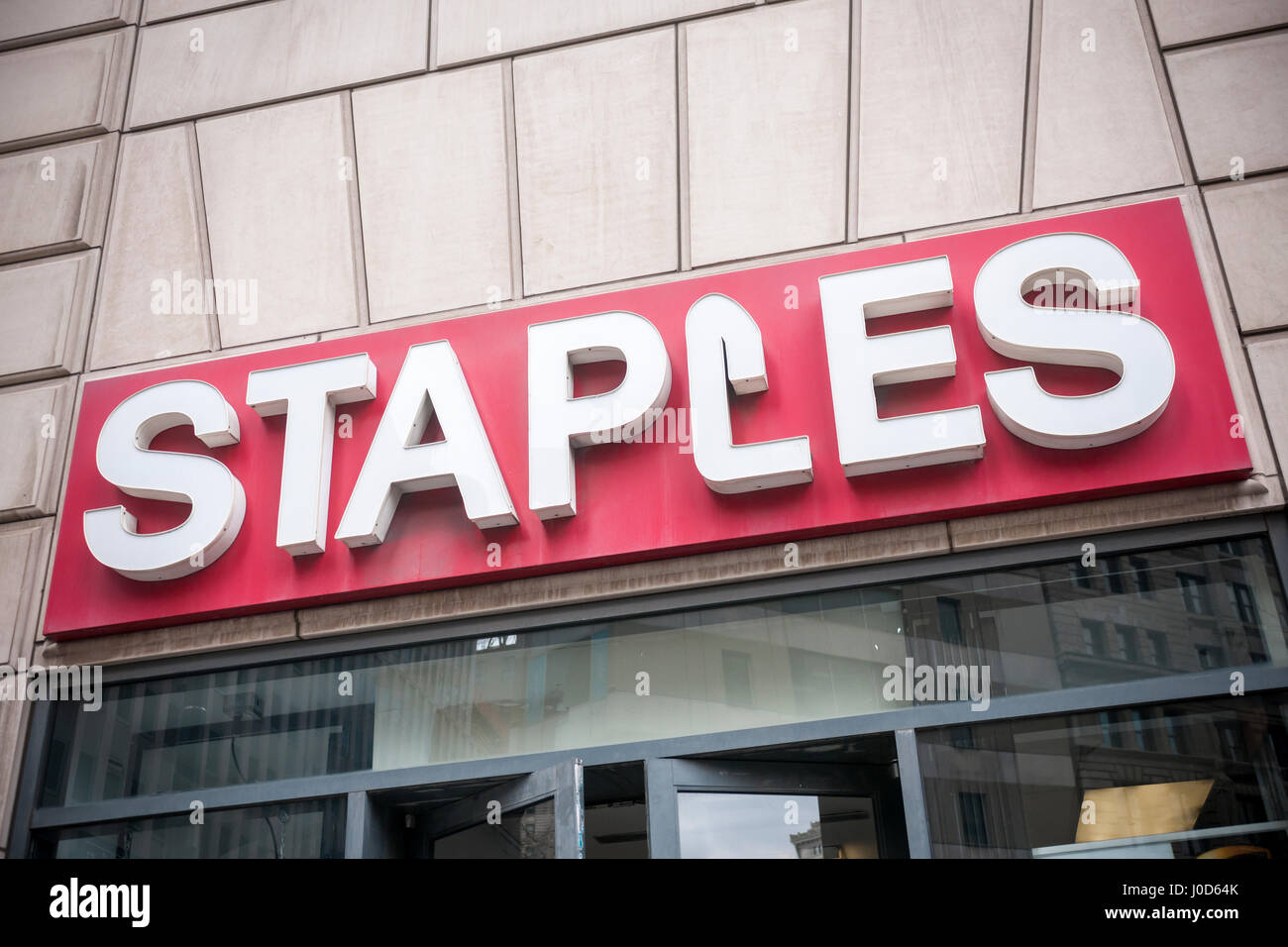 A Staples Office Supply Store In Lower Manhattan In New York On Wednesday J0D64K 