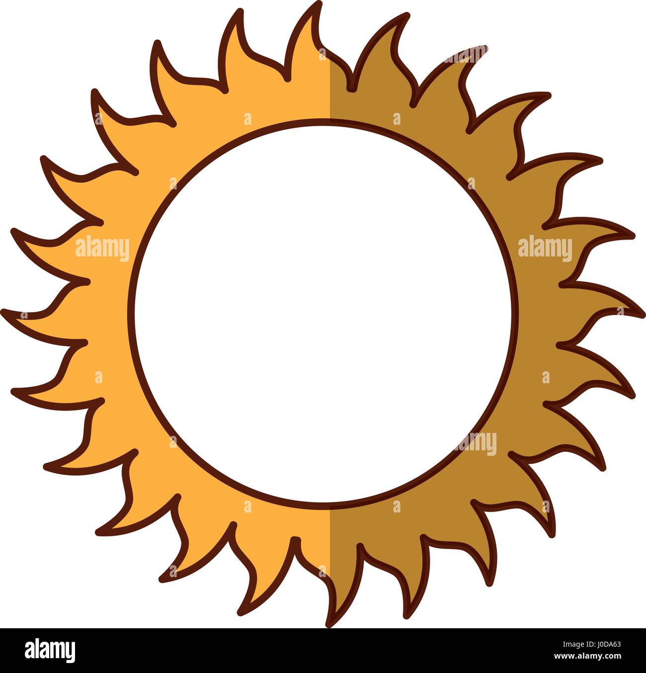 sun summer isolated icon Stock Vector Image & Art - Alamy
