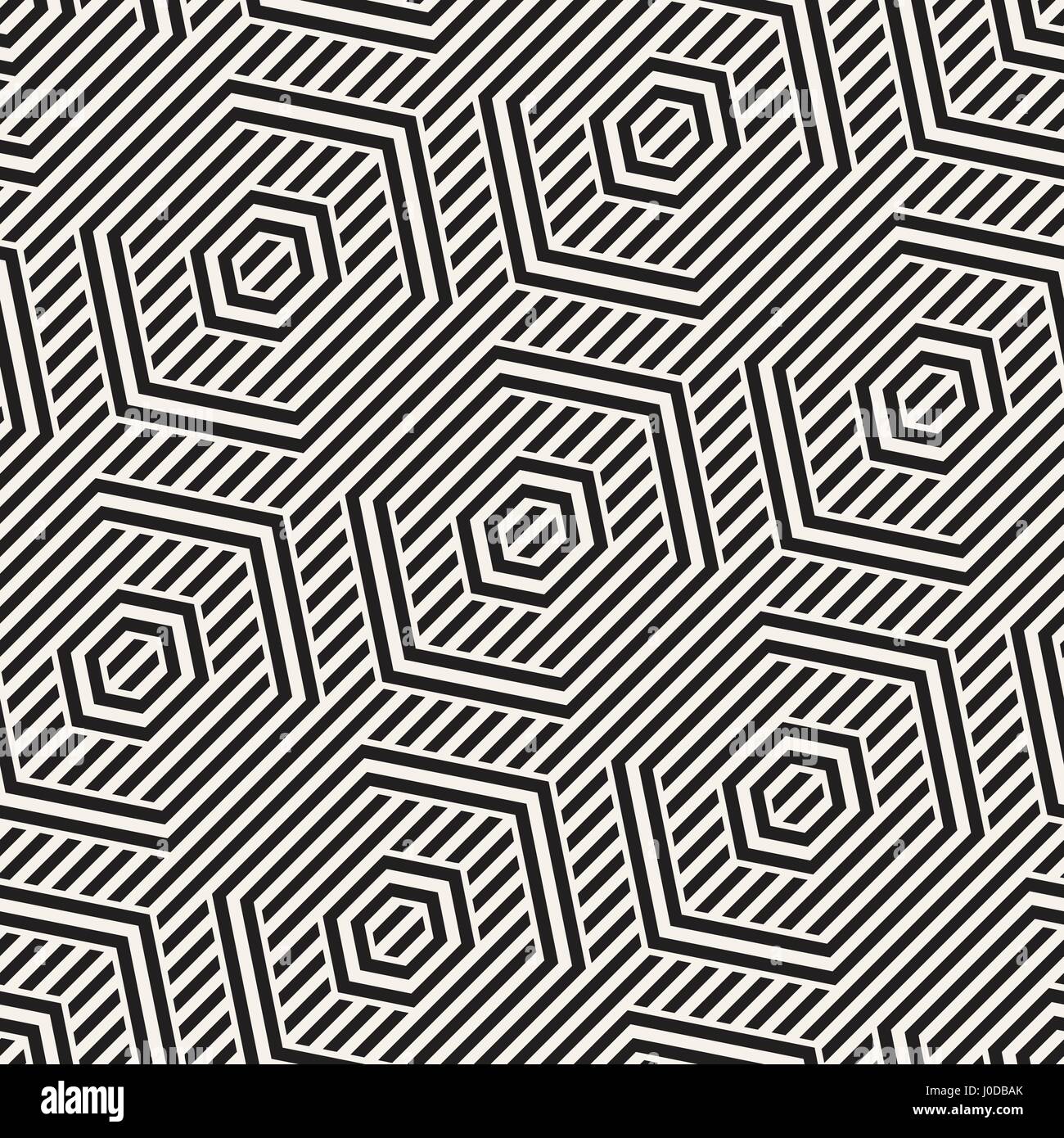 Vector Seamless Pattern. Repeating Lattice Abstract Background. Linear ...