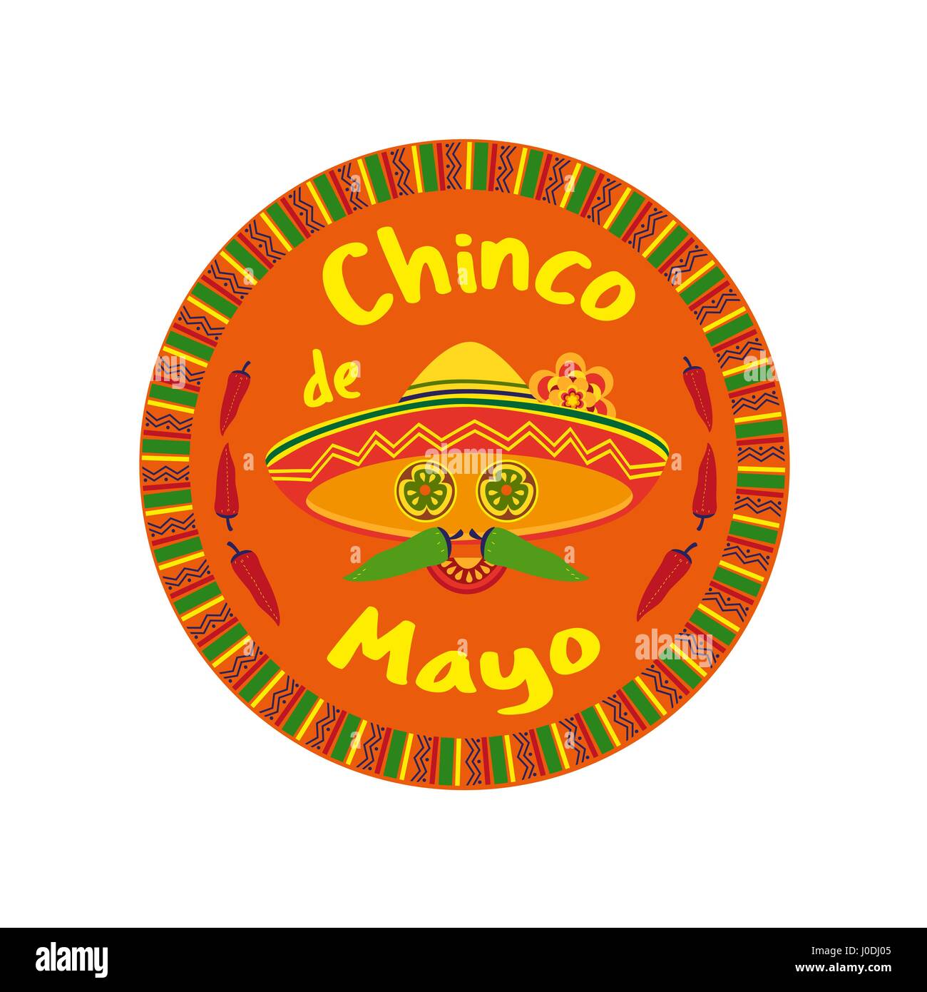 Cinco de Mayo. Stock Vector