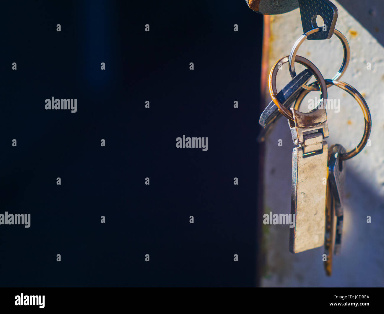 Garage door cracked open hires stock photography and images Alamy
