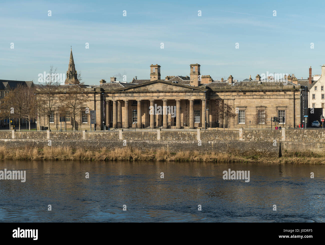 Perth Sheriff Court on West bank of river Tay, Perth city centre