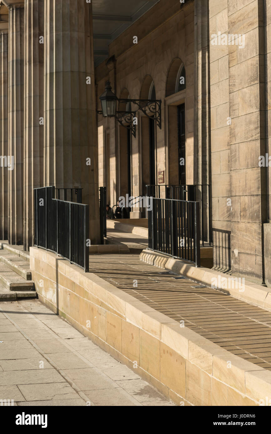 New disability access ramp at Perth Sheriff Court, Perth city centre