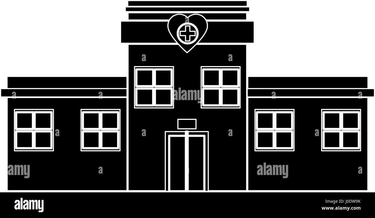hospital building icon image Stock Vector Image & Art - Alamy
