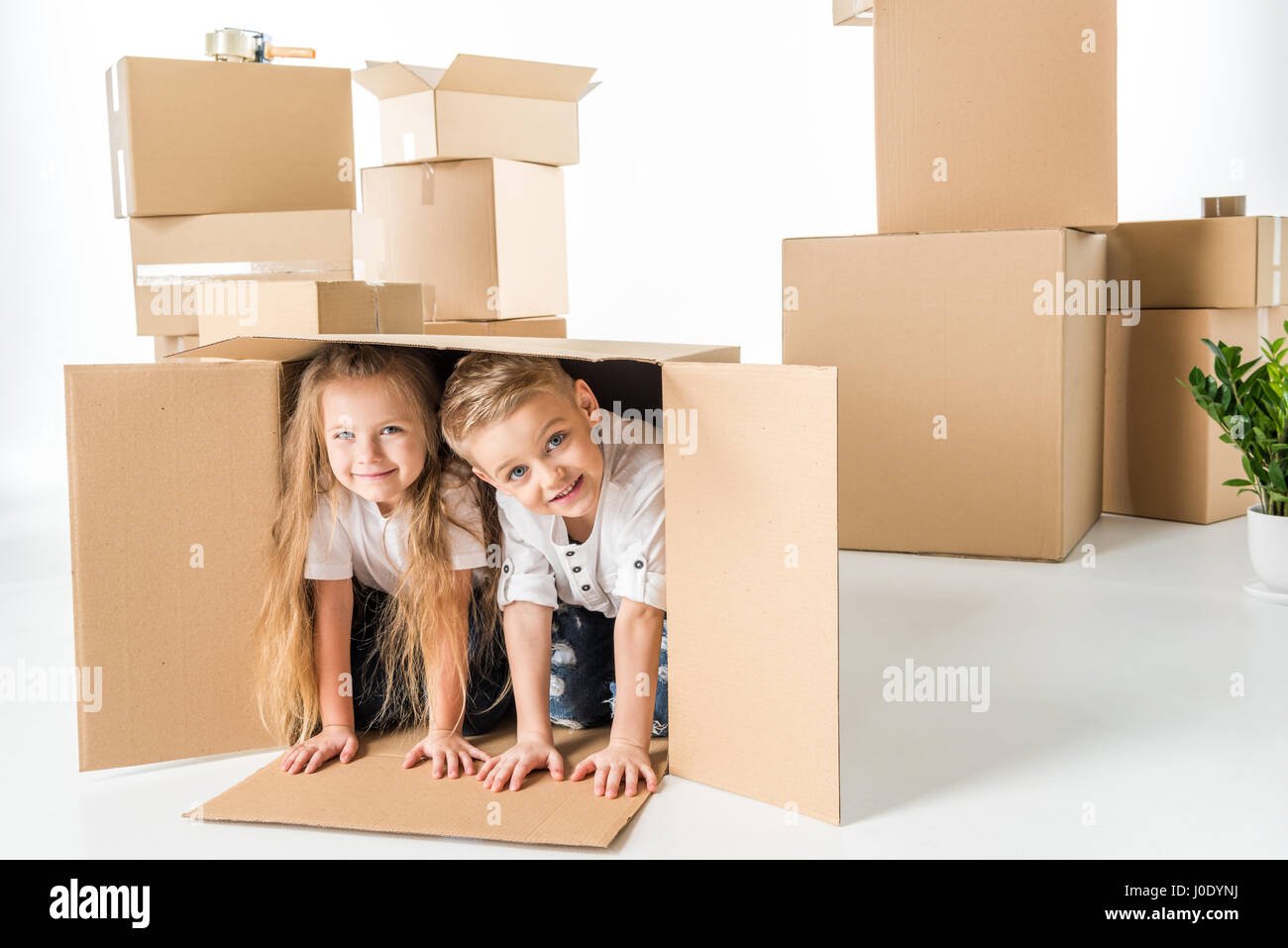 cute little kids having