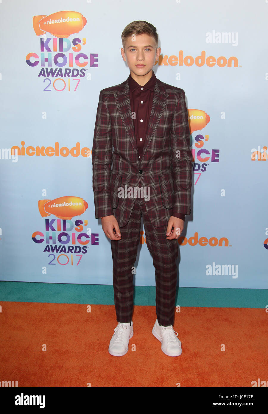 Nickelodeon's 2017 Kids' Choice Awards - Arrivals  Featuring: Thomas Kuc Where: Los Angeles, California, United States When: 12 Mar 2017 Stock Photo