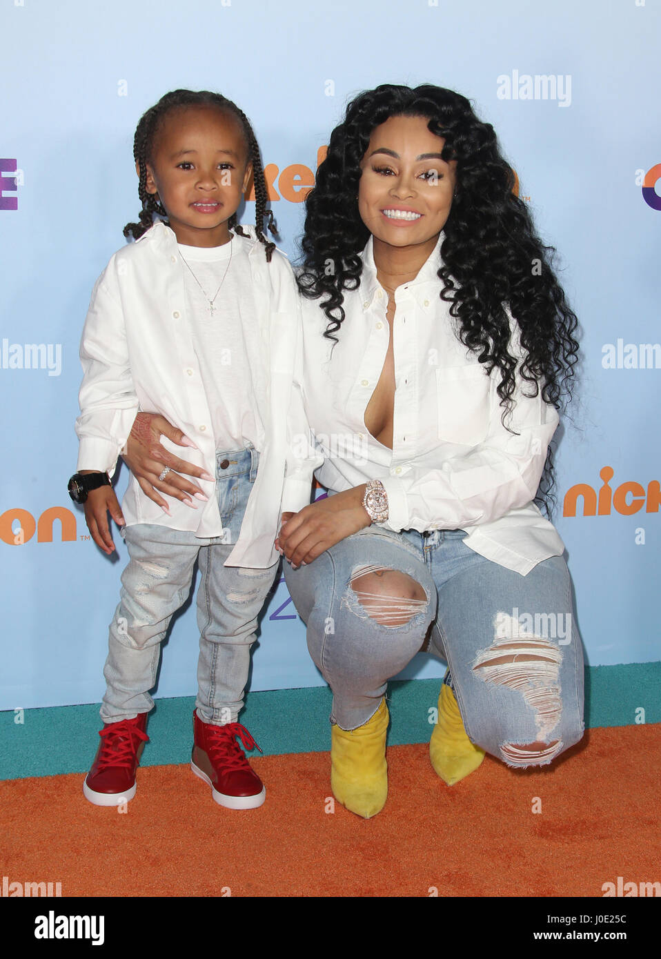 Nickelodeon S 2017 Kids Choice Awards Arrivals Featuring King Cairo Stevenson Blac Chyna Where Los Angeles California United States When 12 Mar 2017 Stock Photo Alamy