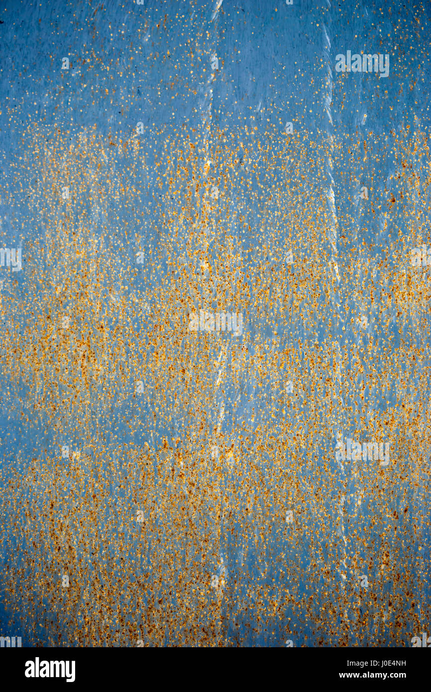 Blue vintage rustic metal sheet Stock Photo Alamy