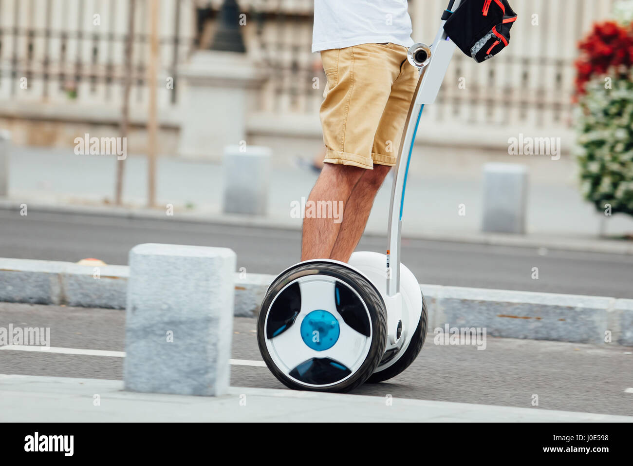 Man riding segway hi-res stock photography and images - Alamy
