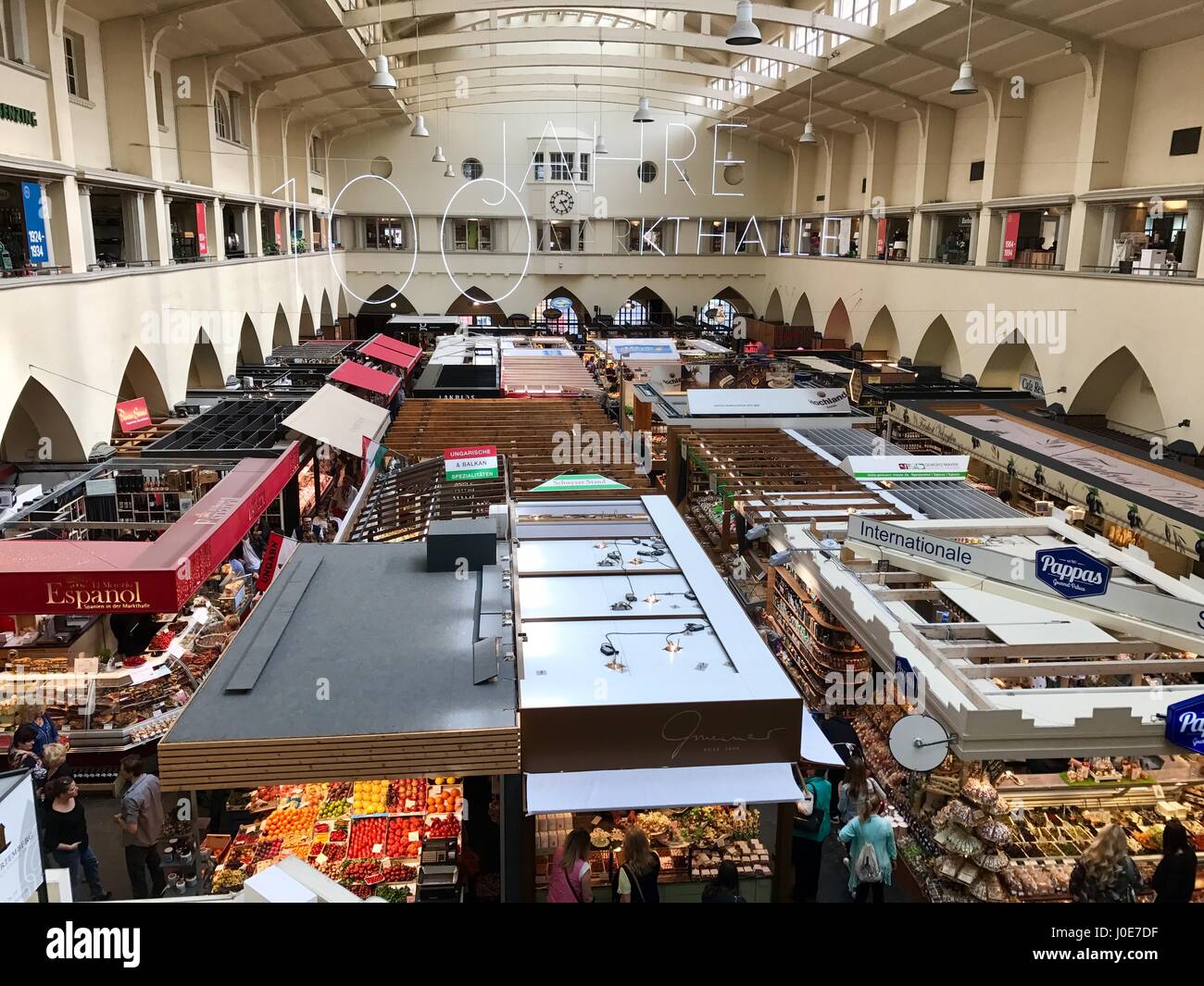 The Market Hall in Stuttgart Stock Photo