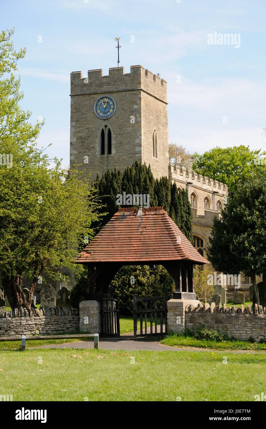 All Saints Church, Milton Ernest, Bedfordshire Stock Photo