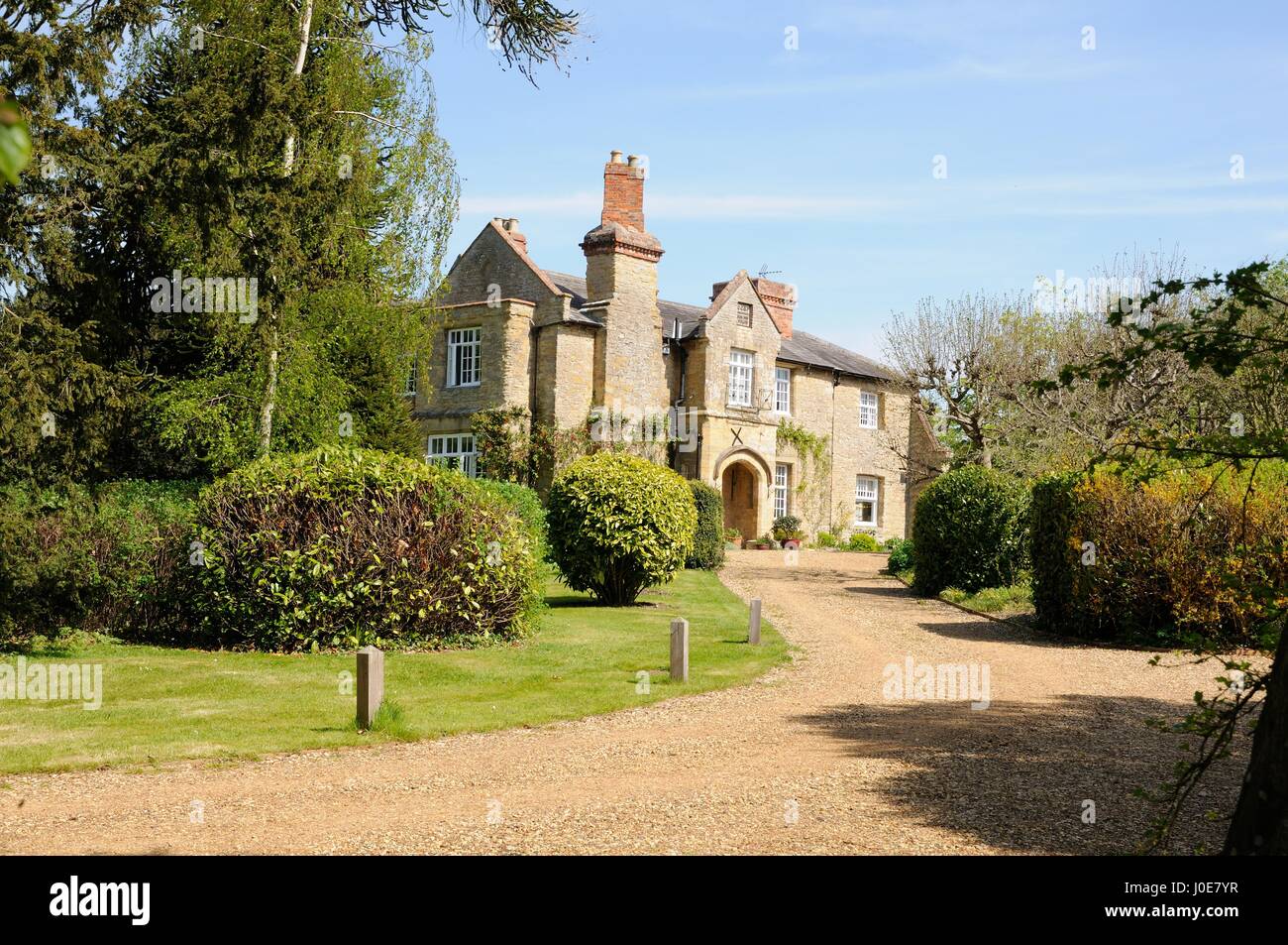The Old Rectory, Milton Ernest, Bedfordshire Stock Photo