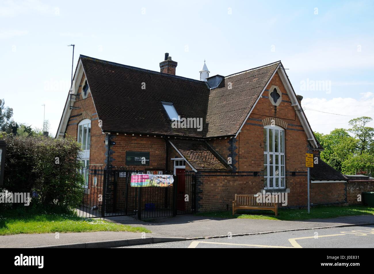 Milton Ernest VC Lower School, Milton Ernest, Bedfordshire Stock Photo