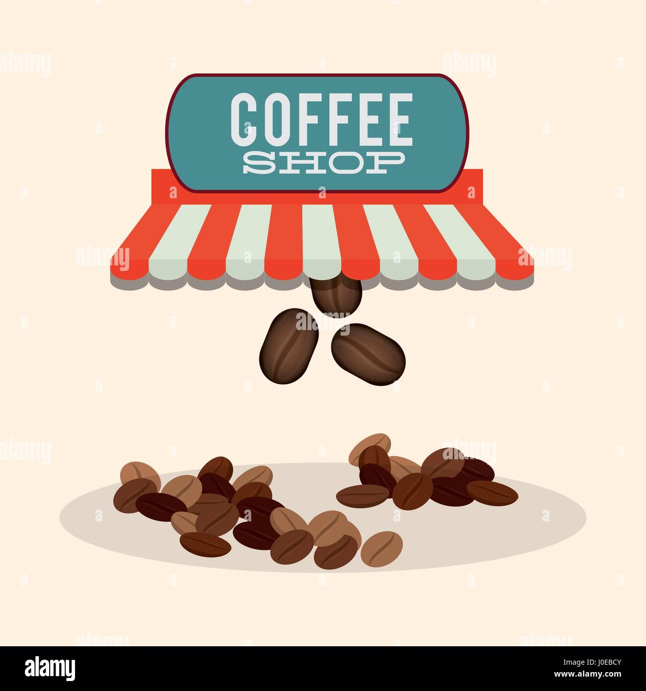 coffee shop bean dish fresh Stock Vector Image & Art Alamy