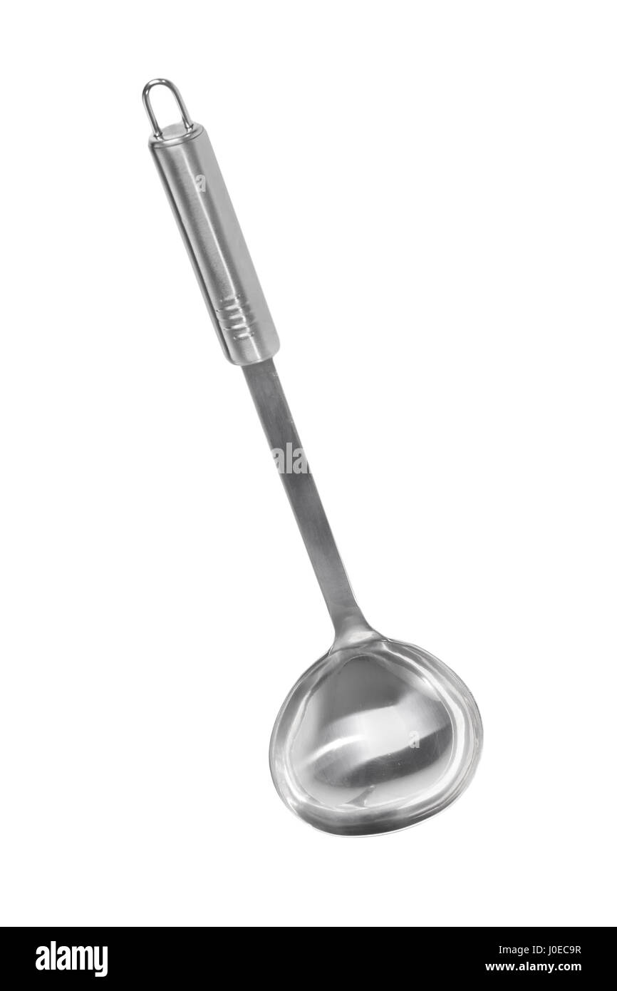 Soup ladle isolated on white background Stock Photo