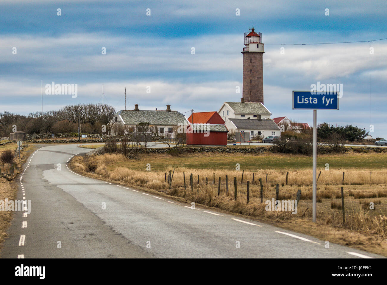 Lista Fyr, Lista lighthouse in Vest-Agder Norway Stock Photo - Alamy