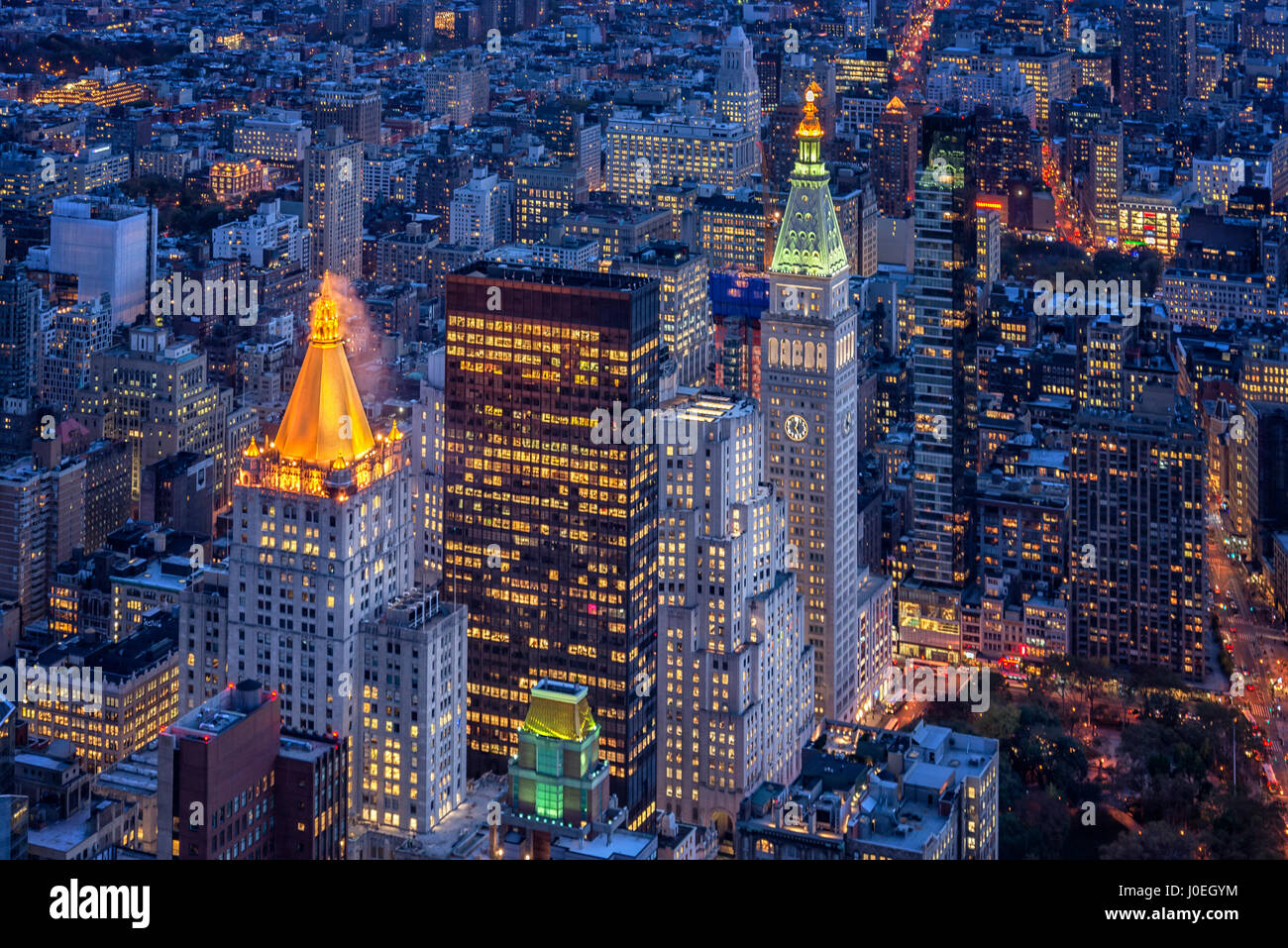 New York City skyline, Manhattan, USA Stock Photo