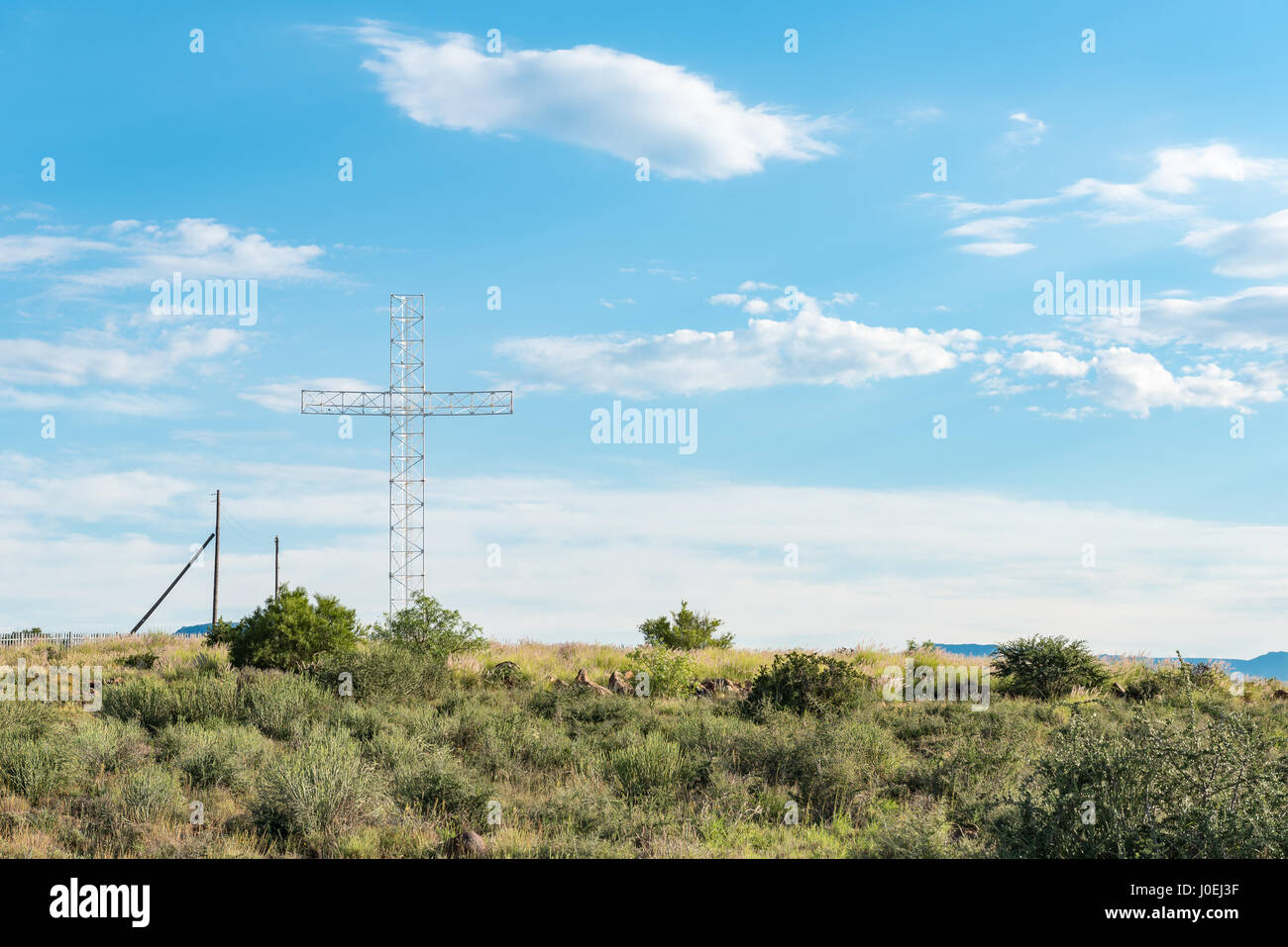 Large cross on a hill hi-res stock photography and images - Alamy