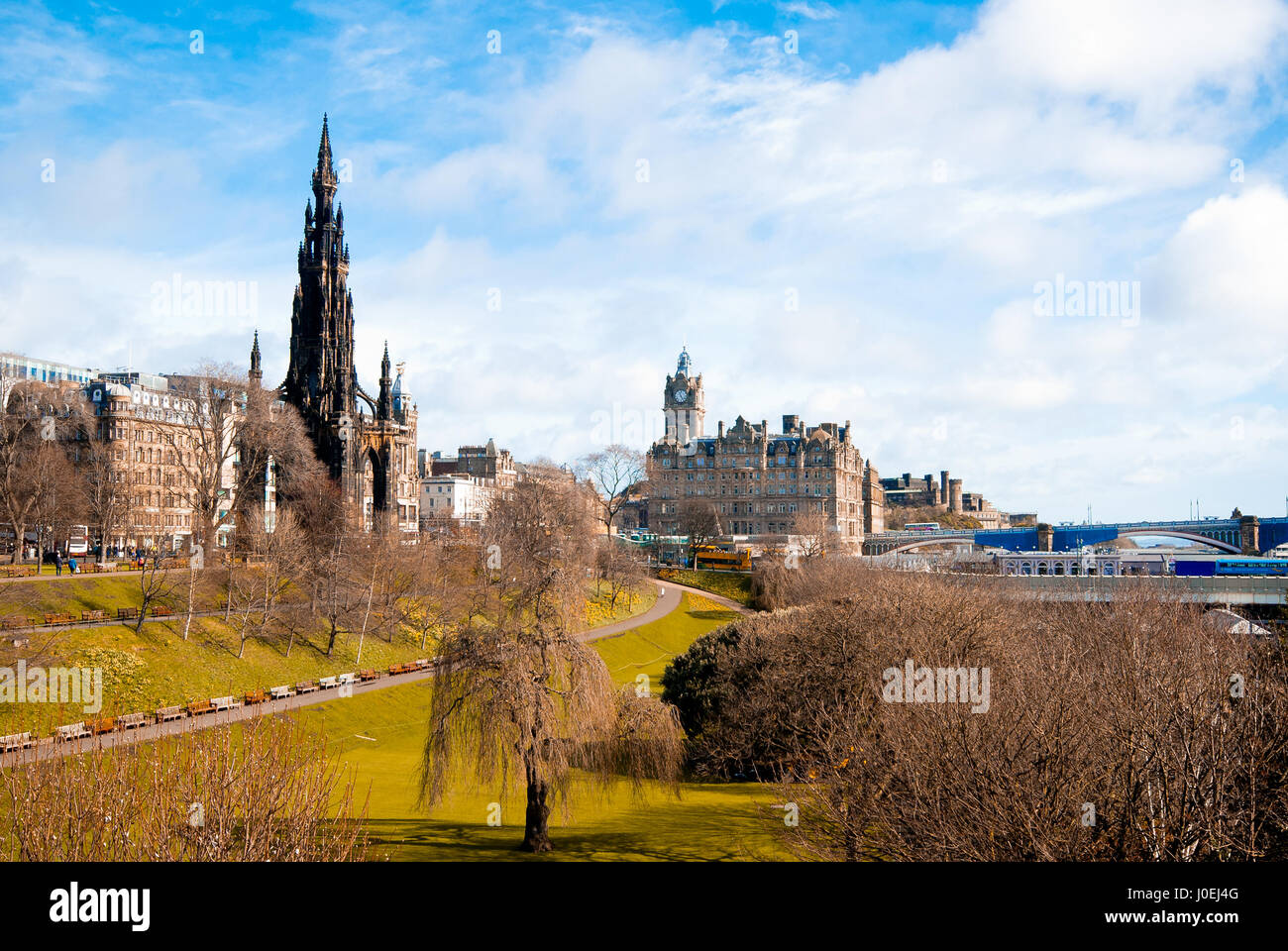 Views of Edinburgh, Scotland. Stock Photo