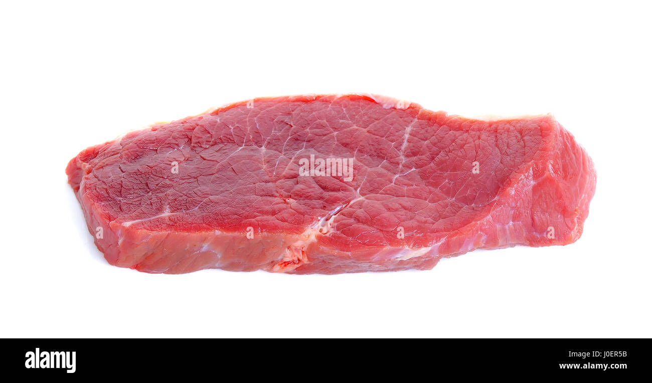 Meat isolated on the white background Stock Photo - Alamy
