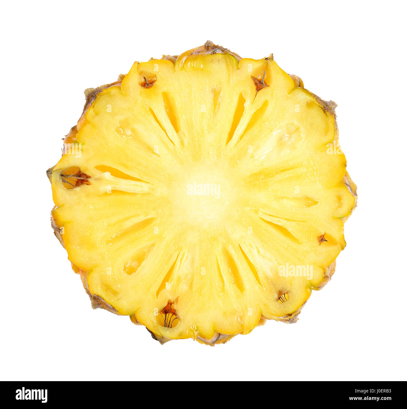 Pineapple isolated on the white background Stock Photo - Alamy