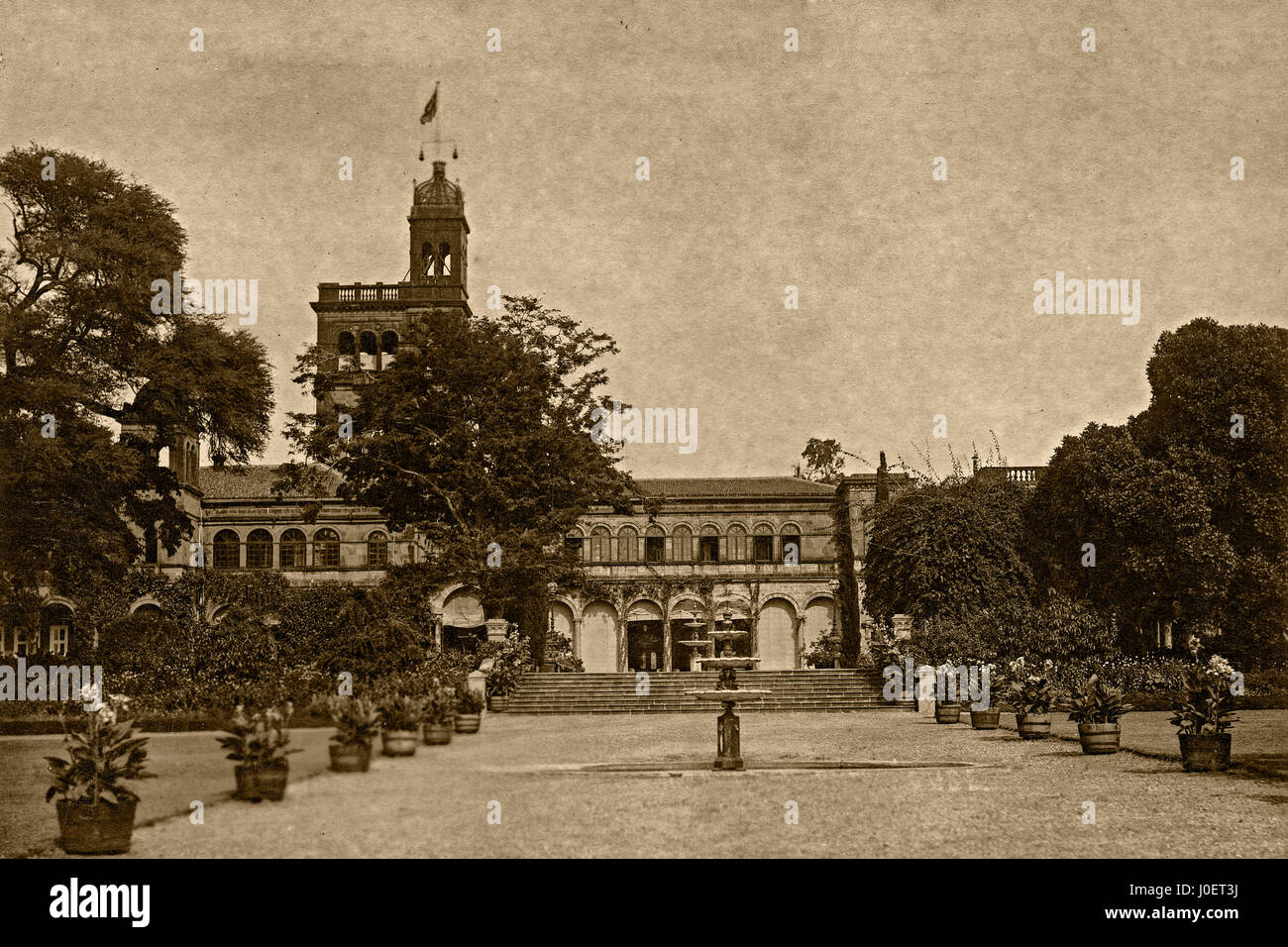 Vintage photo of savitribai phule pune university, pune, maharashtra, india, asia Stock Photo