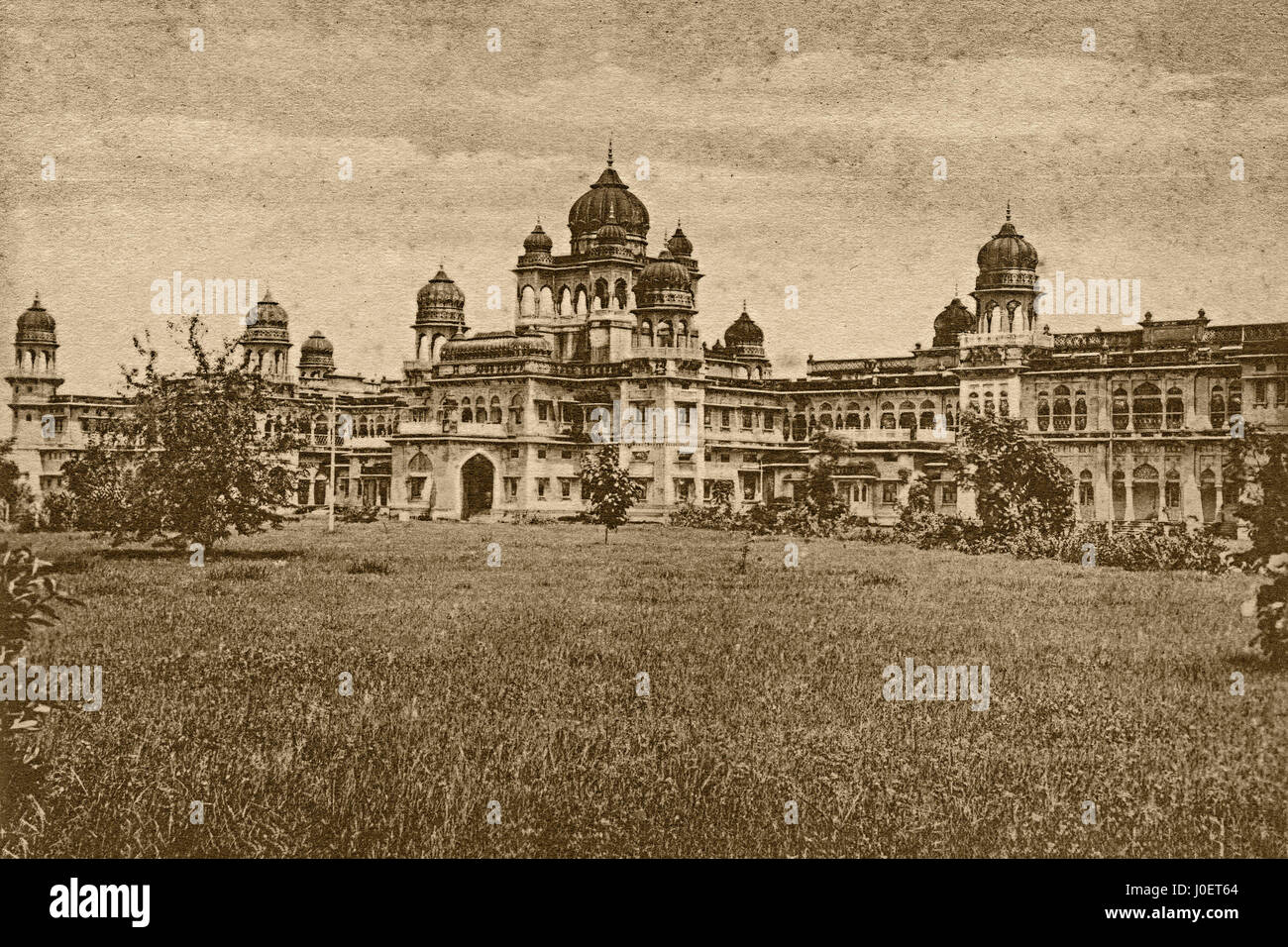 Vintage 1900s photo of king george medical college, lucknow, uttar pradesh, india, asia - AAD 252178 Stock Photo