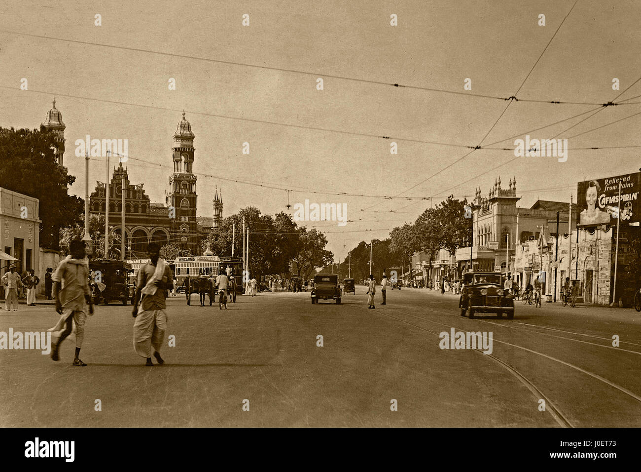 Mount Road , St. Thomas Mount Road , Anna Salai , old vintage 1900s